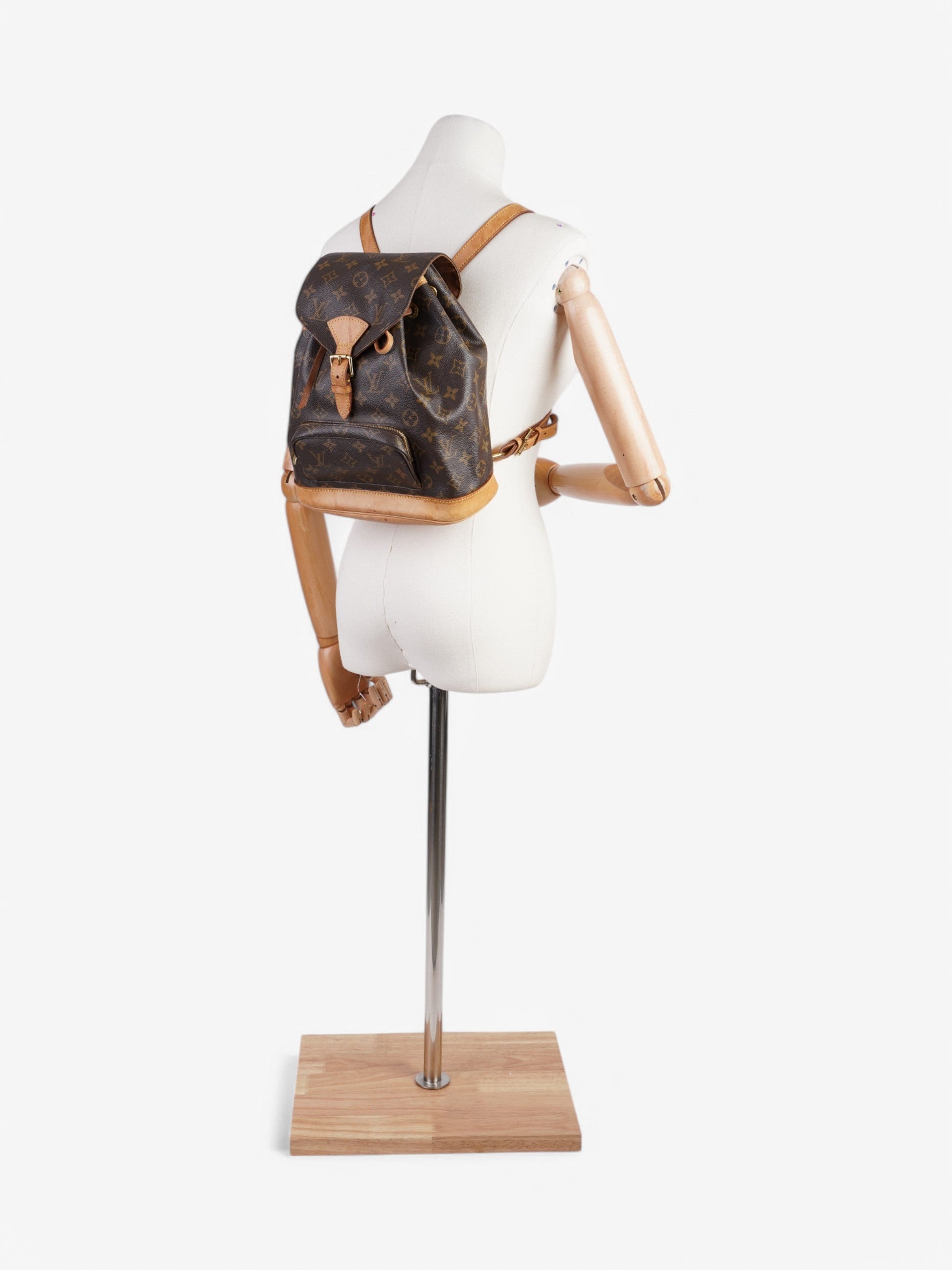 Louis Vuitton Montsouris Coated MM Monogram Canvas Coated Canvas Apparel Mm 7