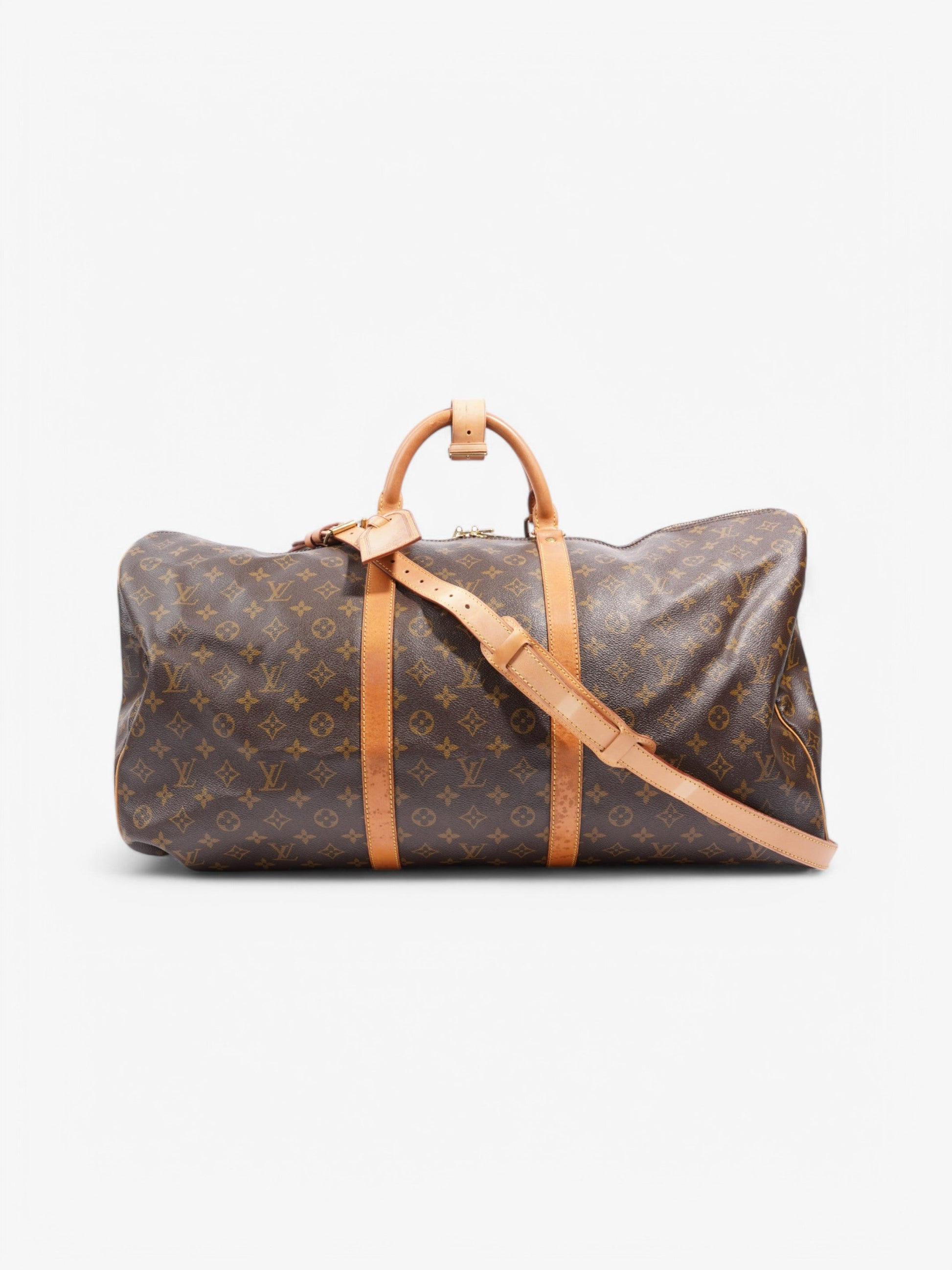 Louis Vuitton Keepall Bandouliere Coated 60 Monogram Canvas Coated Canvas Apparel Canvas 91