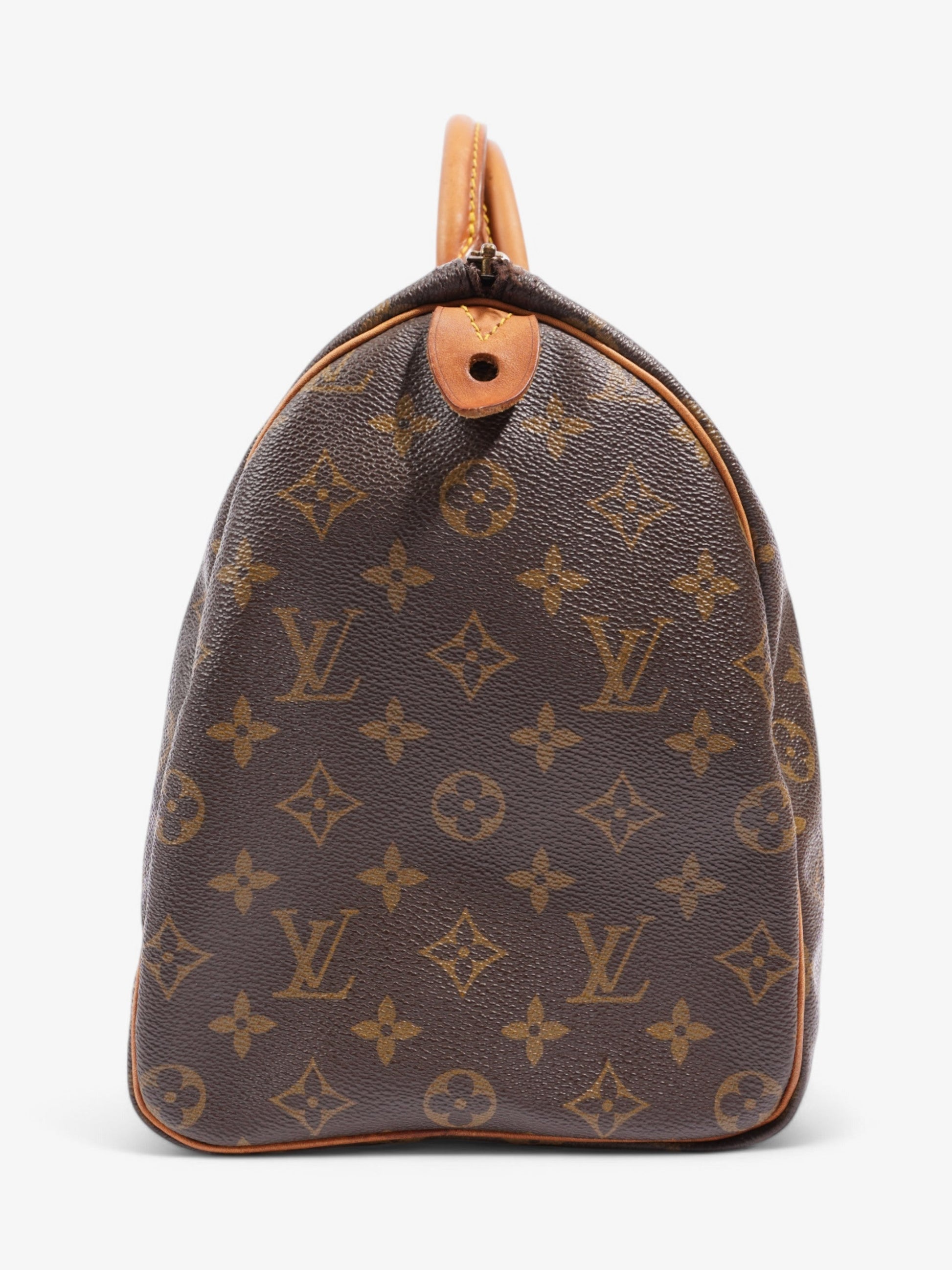 Louis Vuitton Speedy Coated 35 Monogram Canvas Coated Canvas Apparel Canvas 216