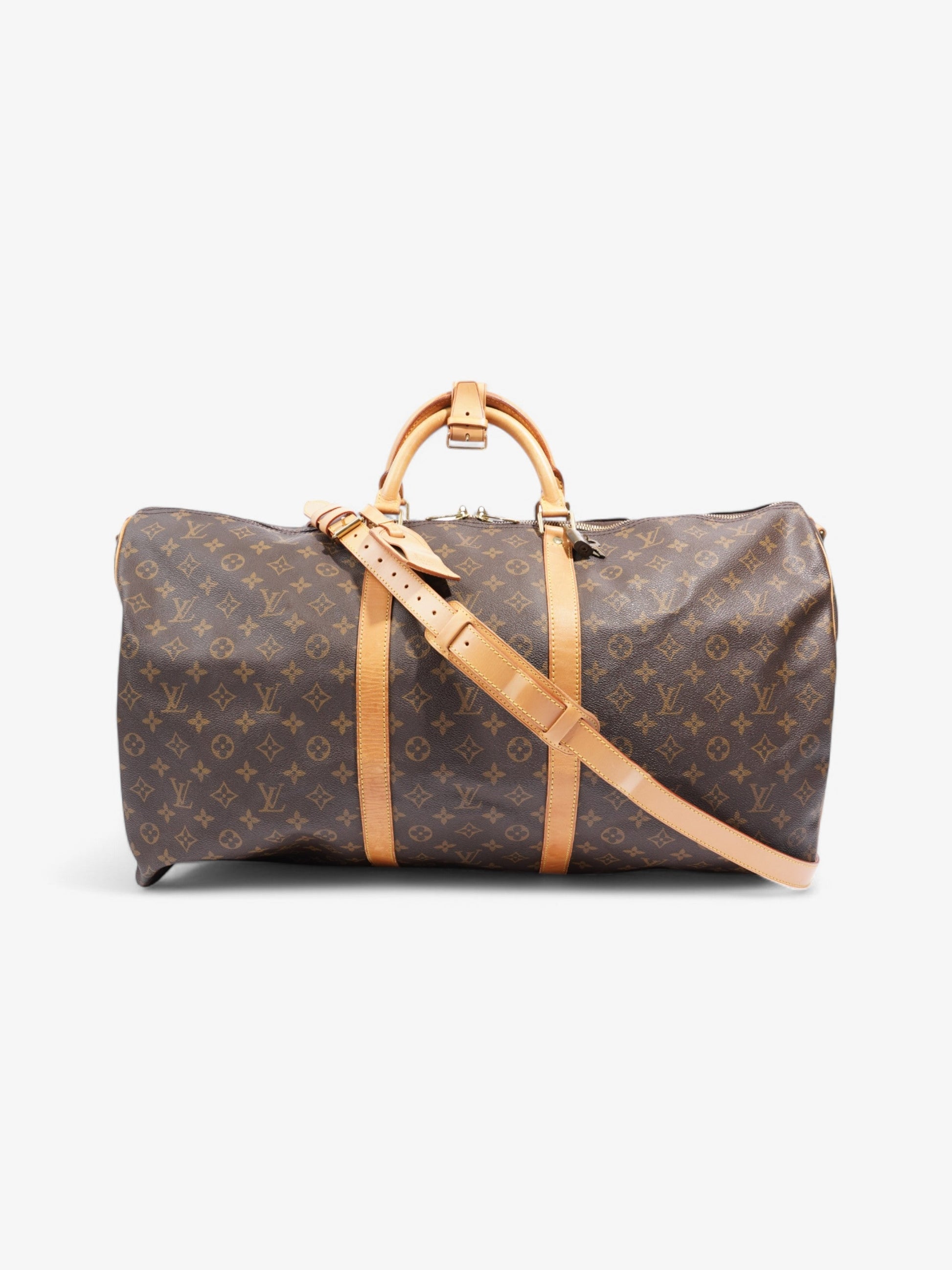 Louis Vuitton Keepall Bandouliere Coated 60 Monogram Canvas Coated Canvas Apparel Canvas 94