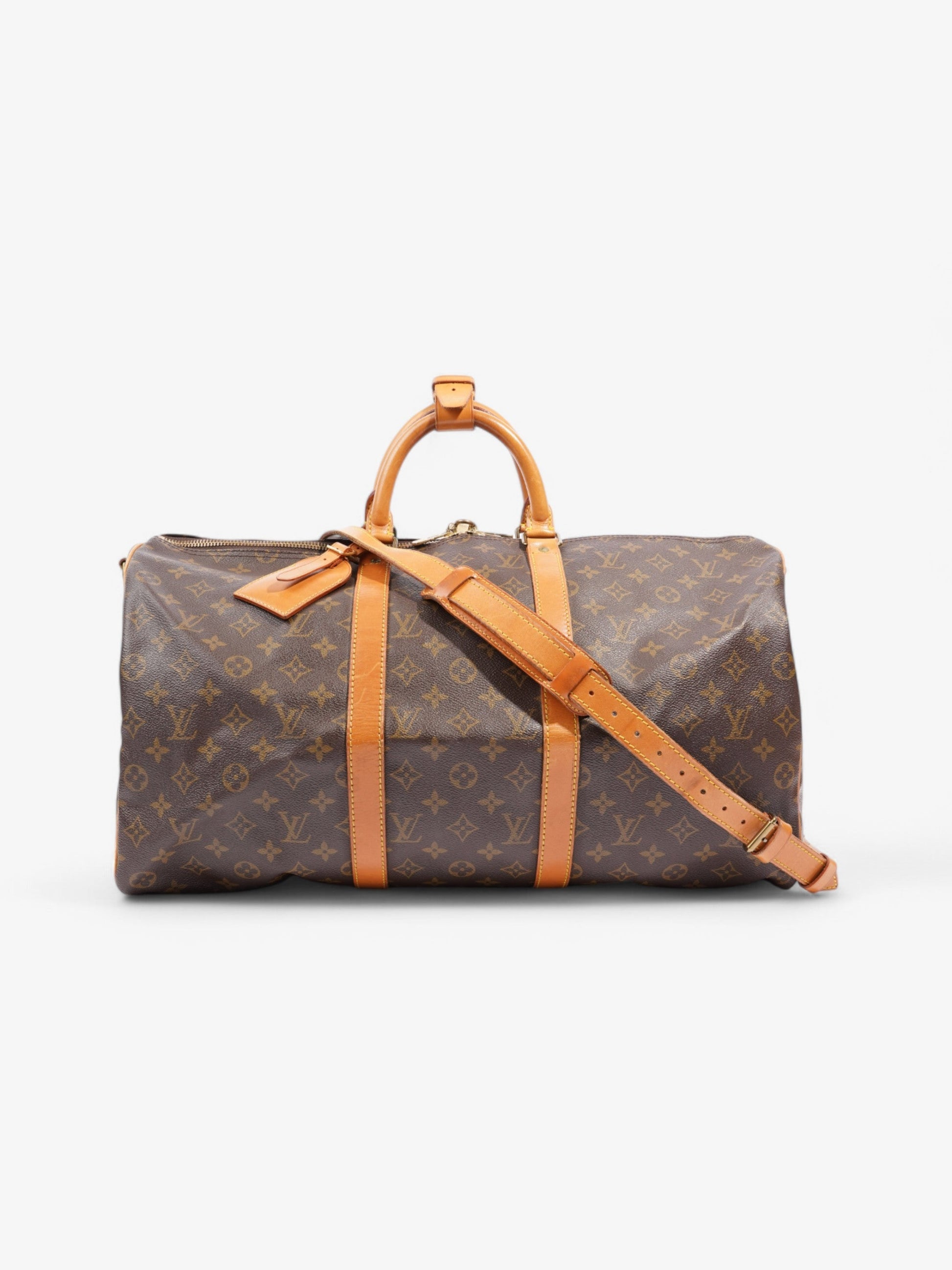 Louis Vuitton Keepall Bandouliere Coated 50 Monogram Canvas Coated Canvas Apparel Canvas 95