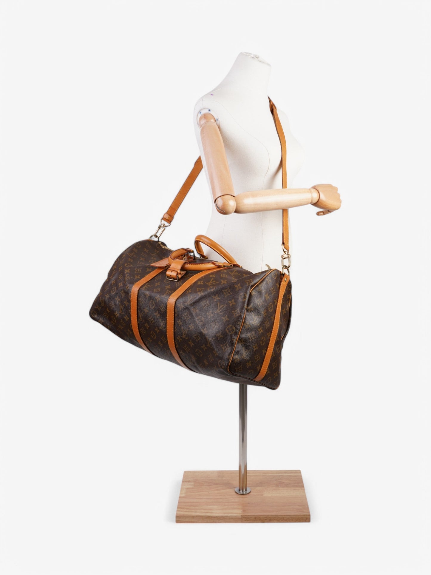 Louis Vuitton Keepall Bandouliere Coated 50 Monogram Canvas Coated Canvas Apparel Canvas 95