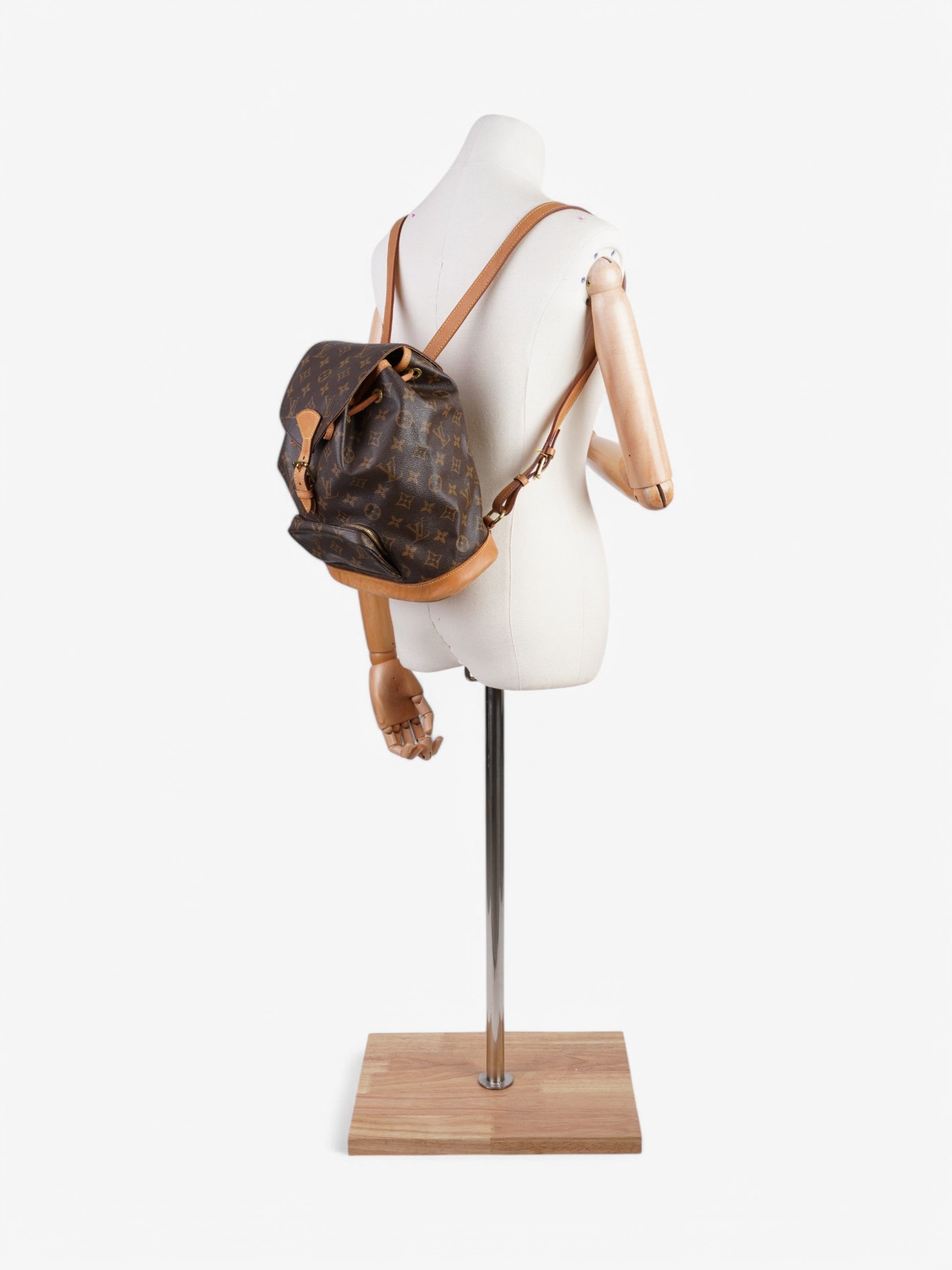 Louis Vuitton Montsouris Coated MM Monogram Canvas Coated Canvas Apparel Mm 8