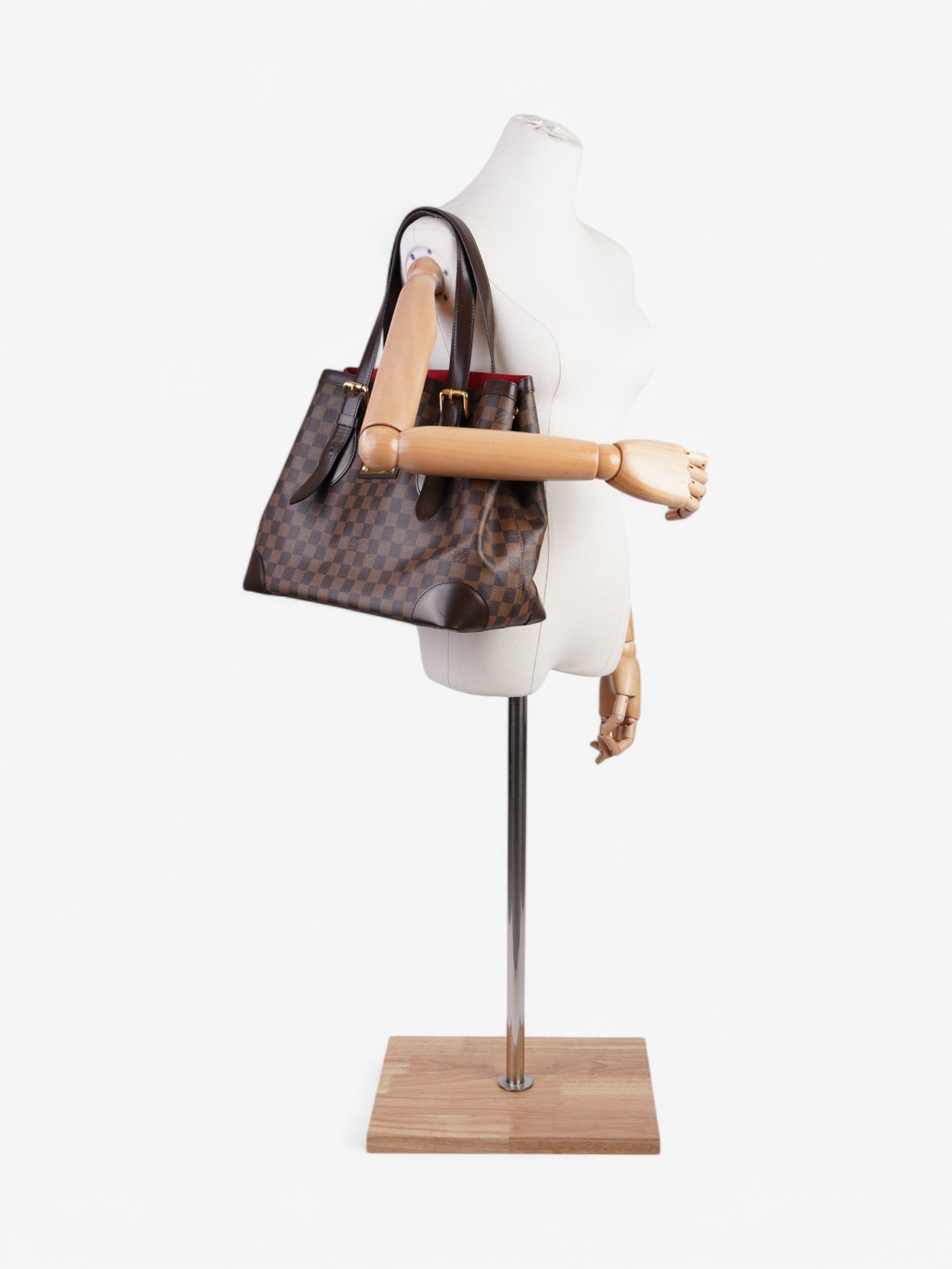 Louis Vuitton Hampstead Ebene Coated MM Damier Canvas Coated Canvas Apparel