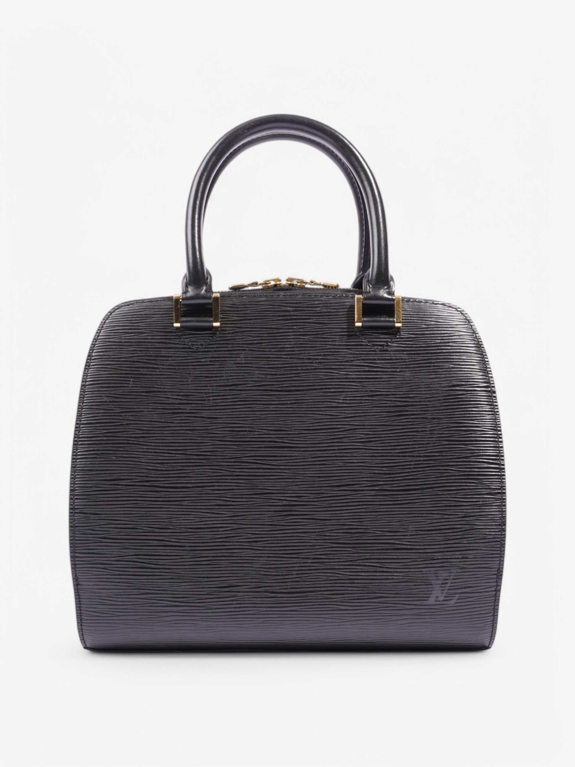 Louis Vuitton Pont Neuf Epi Leather Black Handbag