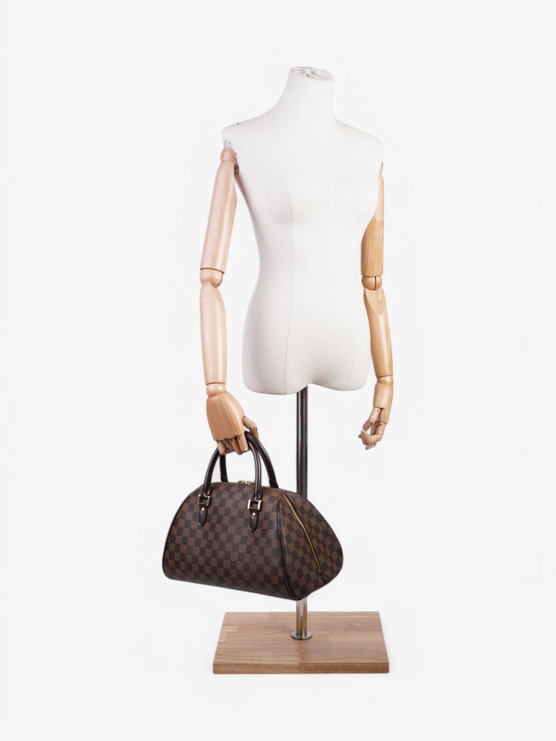 Louis Vuitton Ribera Ebene Coated MM Canvas Coated Canvas Damier Apparel Mm 1