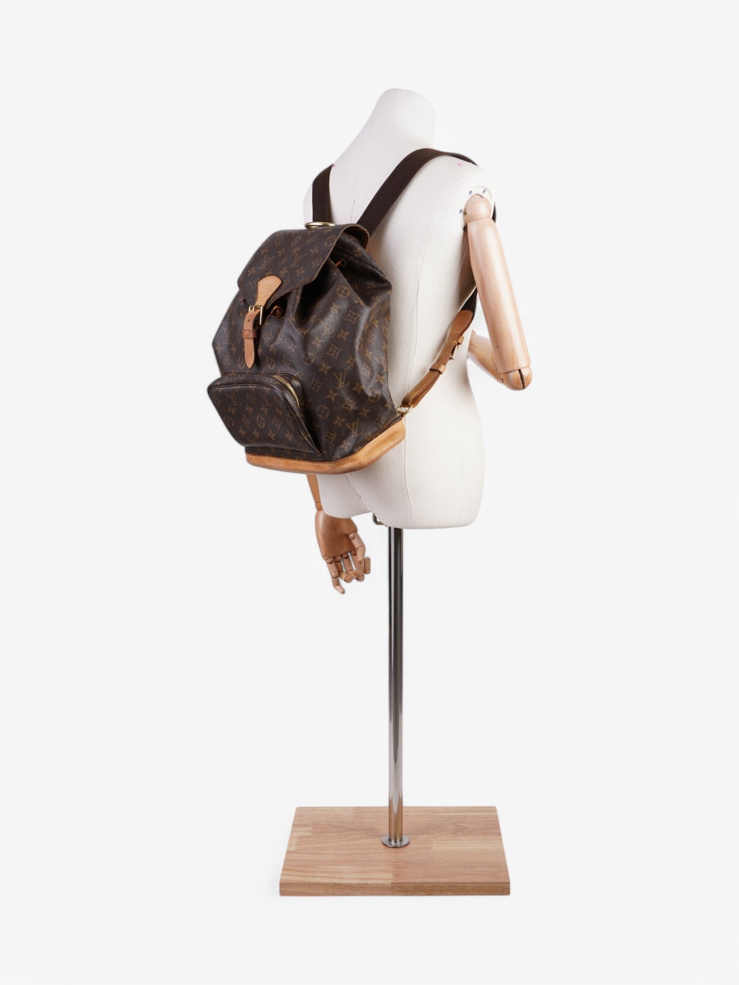 Louis Vuitton Montsouris Coated GM Monogram Canvas Coated Canvas Apparel Gm 2