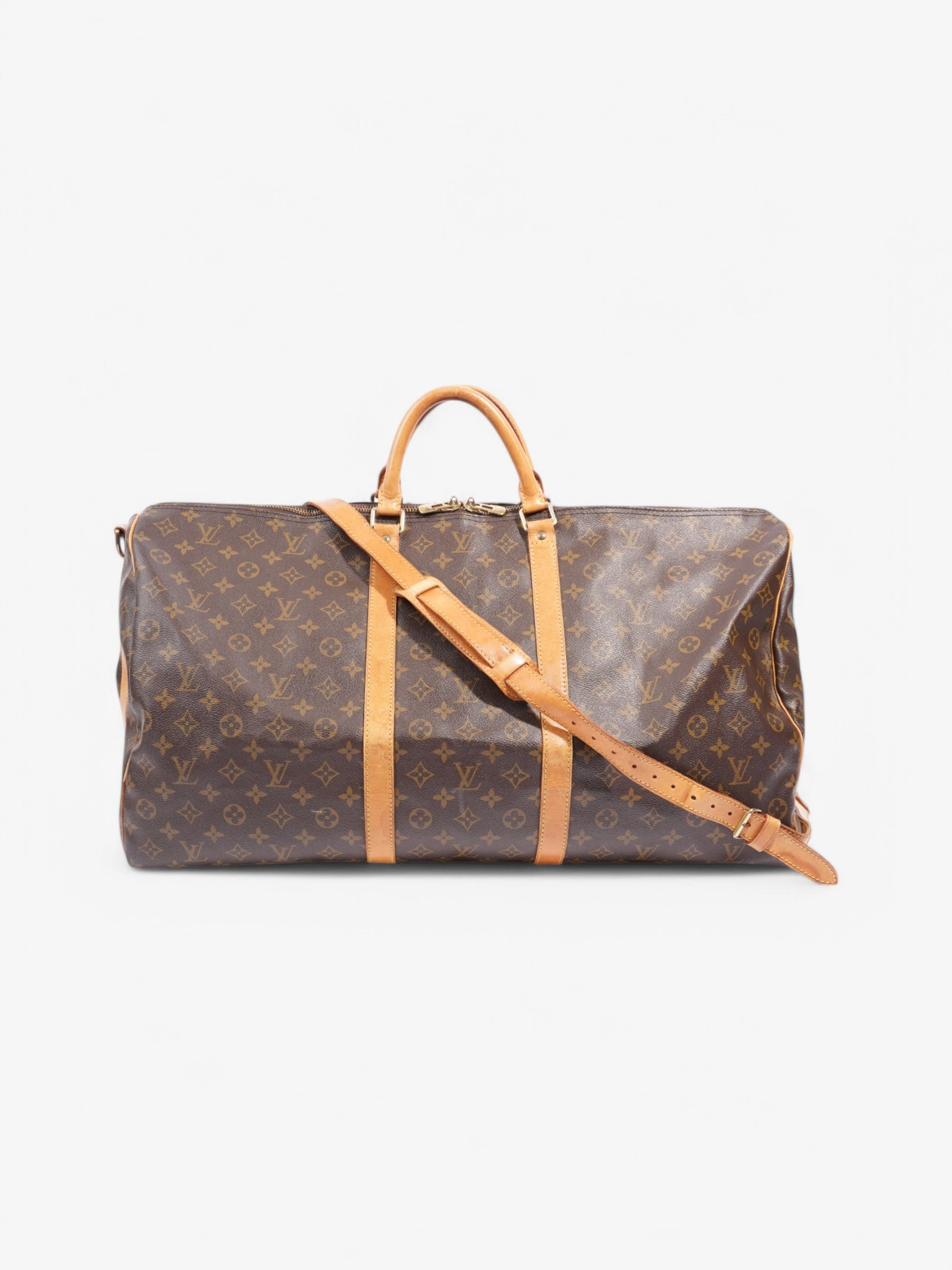 Louis Vuitton Keepall Coated 60 Monogram Canvas Coated Canvas Apparel Canvas 196