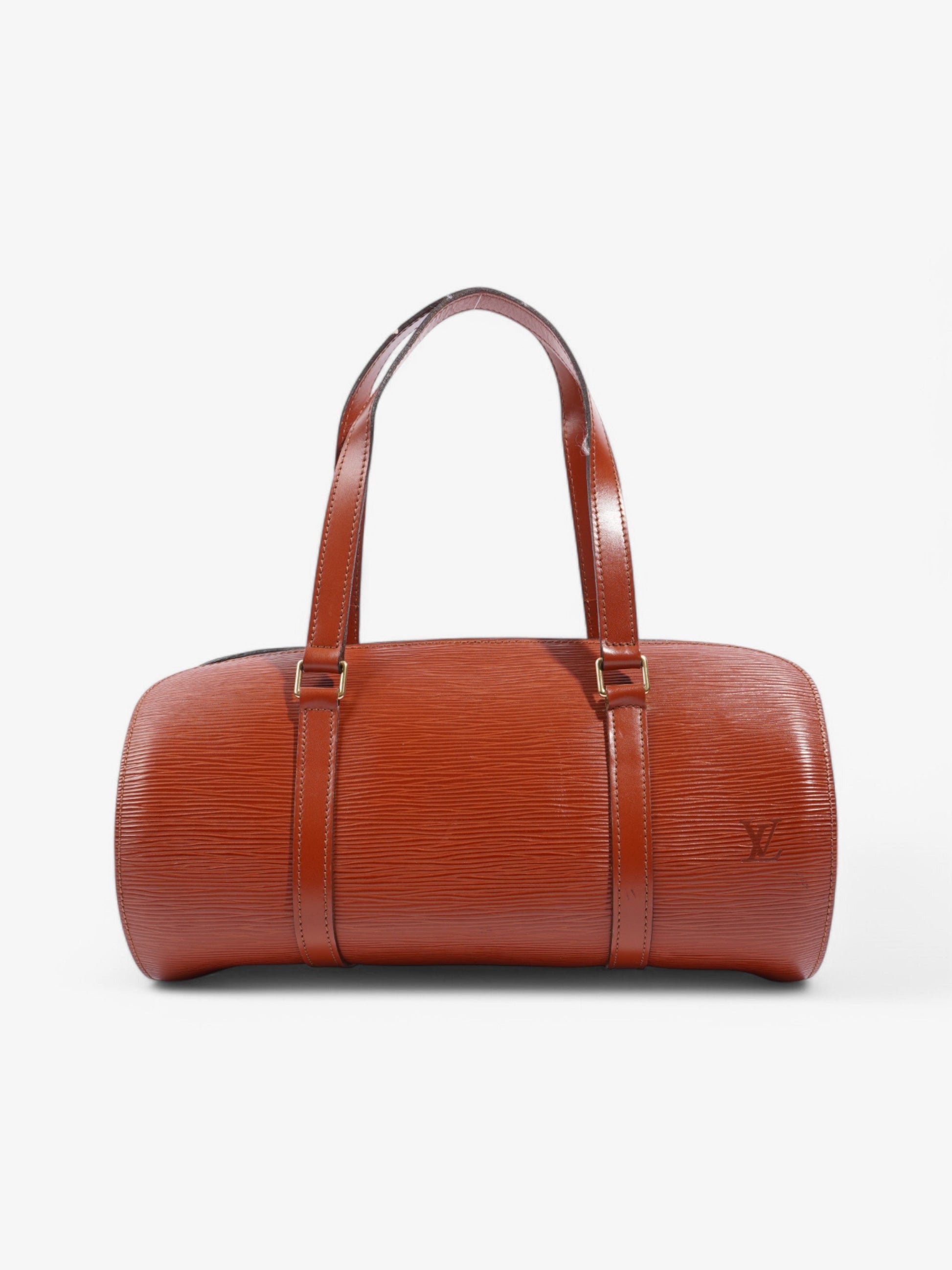 Louis Vuitton Soufflot Red Leather Epi Handbag Leather 1