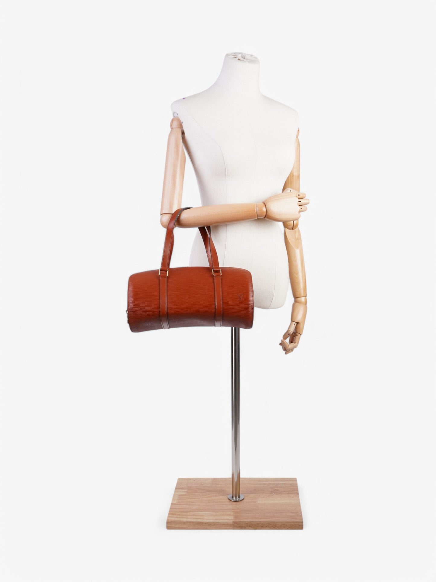 Louis Vuitton Soufflot Red Leather Epi Handbag Leather 1