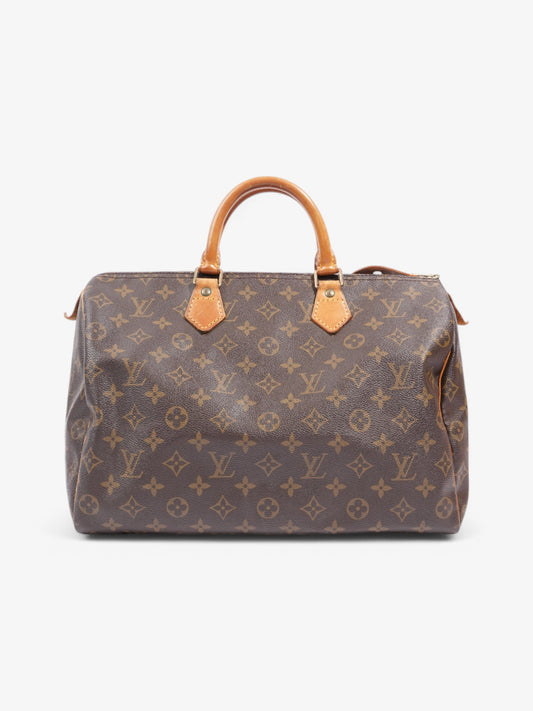 Louis Vuitton Speedy Coated 35 Monogram Canvas Coated Canvas Apparel Canvas 228