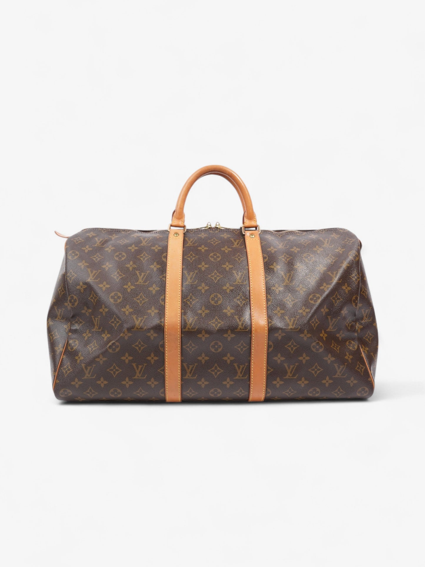 Louis Vuitton Keepall Coated 50 Monogram Canvas Coated Canvas Apparel Canvas 200