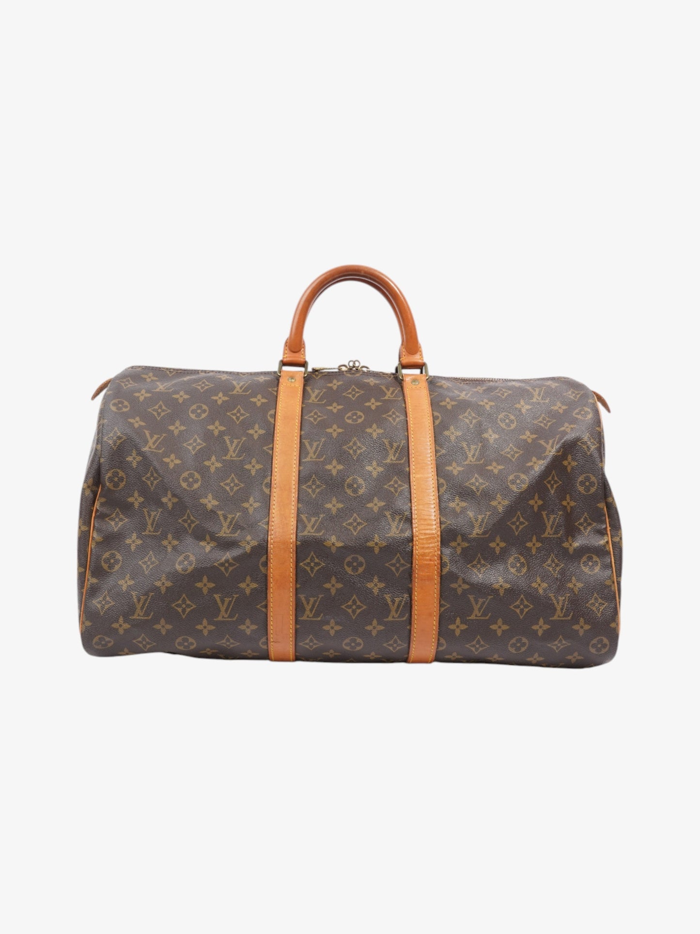 Louis Vuitton Keepall Coated 50 Monogram Canvas Coated Canvas Apparel Canvas 199
