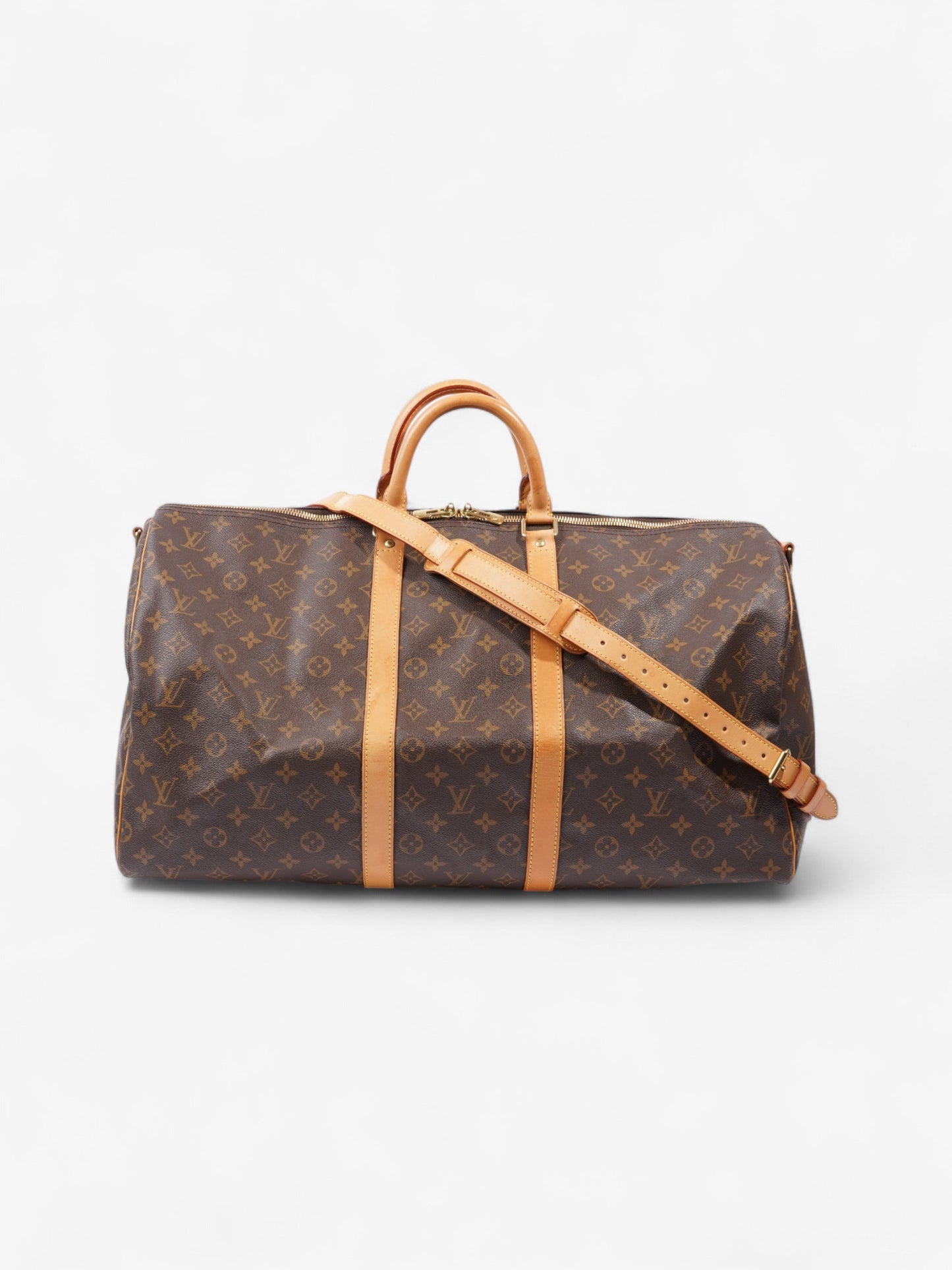 Louis Vuitton Keepall Bandouliere Coated 55 Monogram Canvas Coated Canvas Apparel Canvas 98