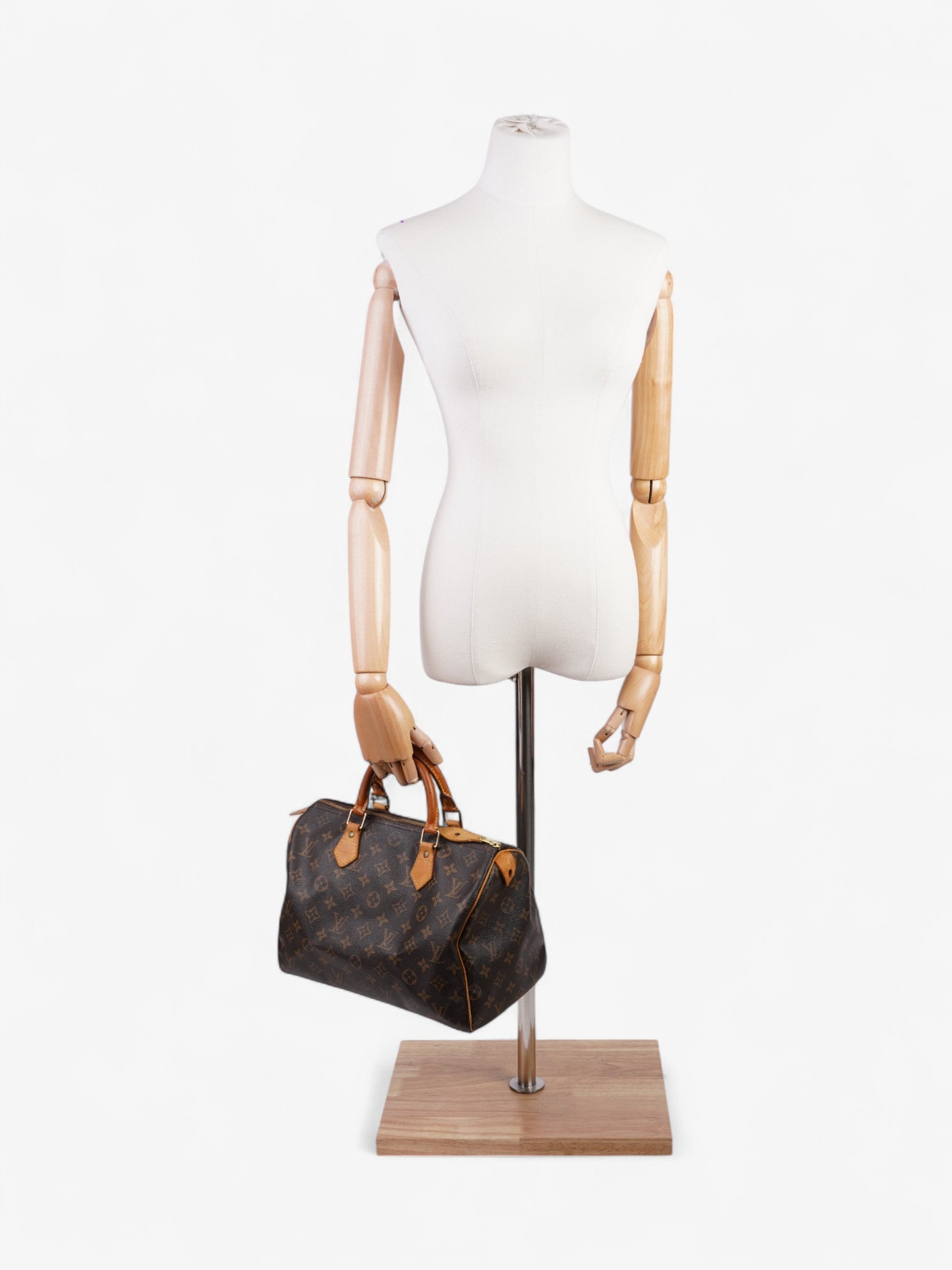 Louis Vuitton Speedy Coated 30 Monogram Canvas Coated Canvas Apparel Canvas 243