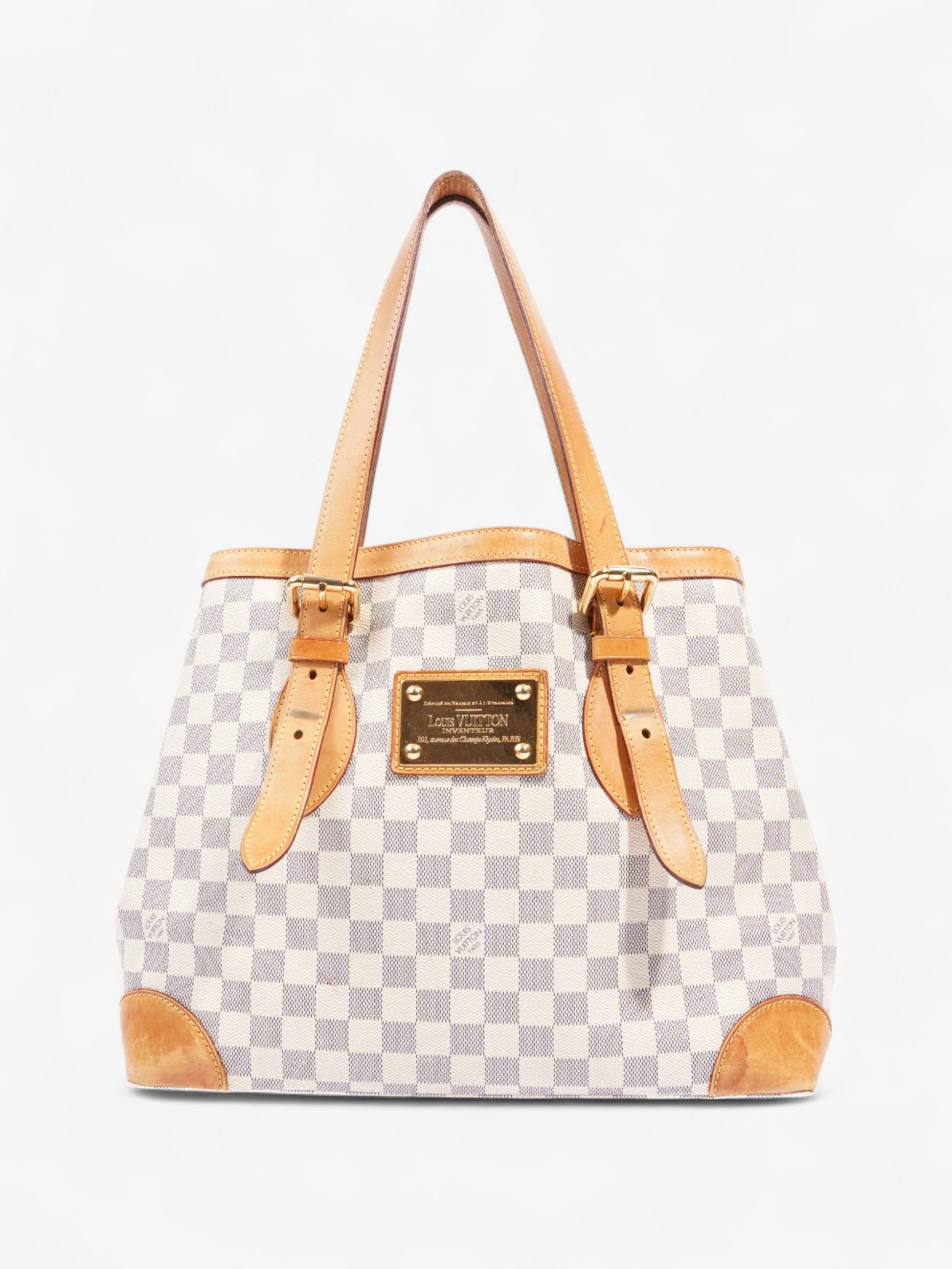Louis Vuitton Hampstead Azur Coated MM Damier Canvas Coated Canvas Apparel