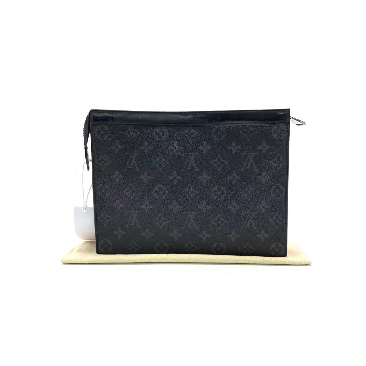 Louis Vuitton Voyage 's Monogram Black Clutch Bag
