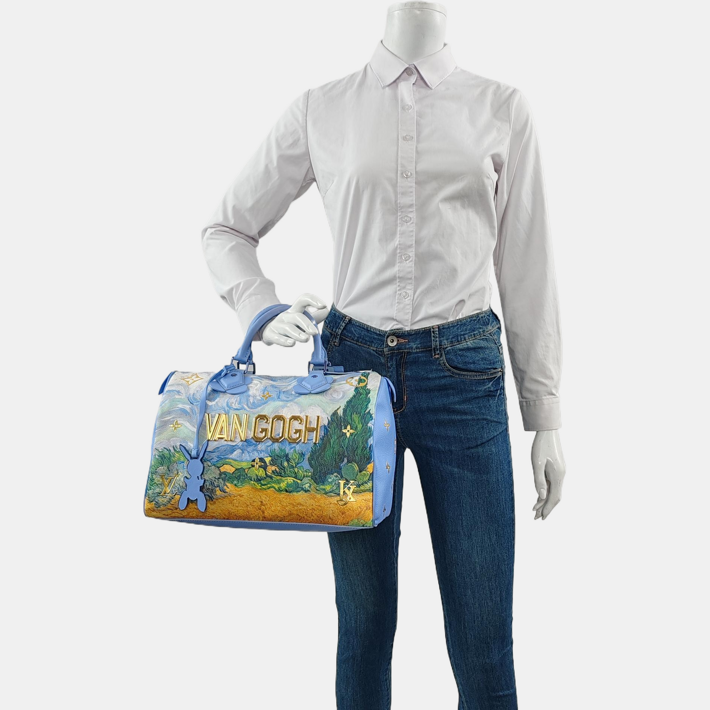 Louis Vuitton x Jeff Koons Speedy 30 Van Handbag Bag 5
