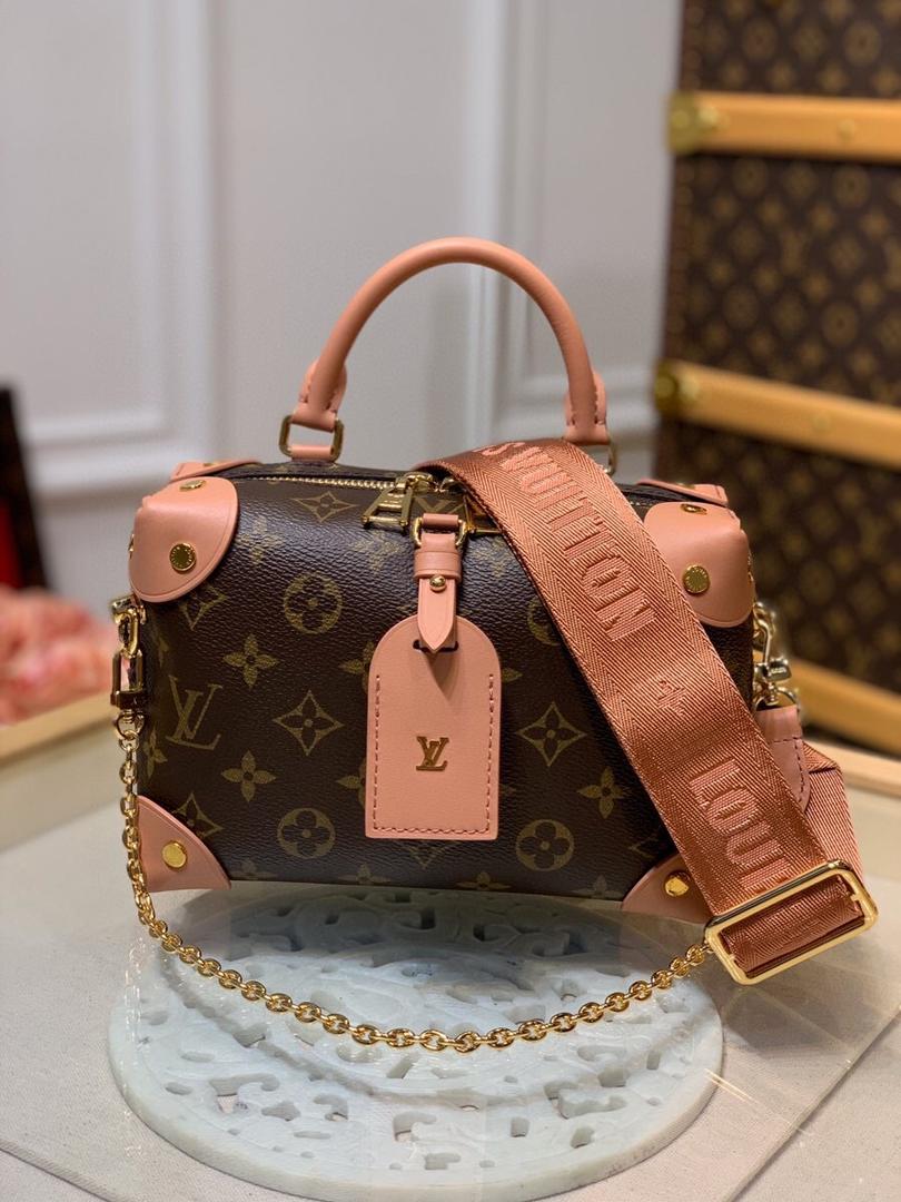 Top Quality Petite Malle Souple For Women Canvas Monogram Crossbody Bag