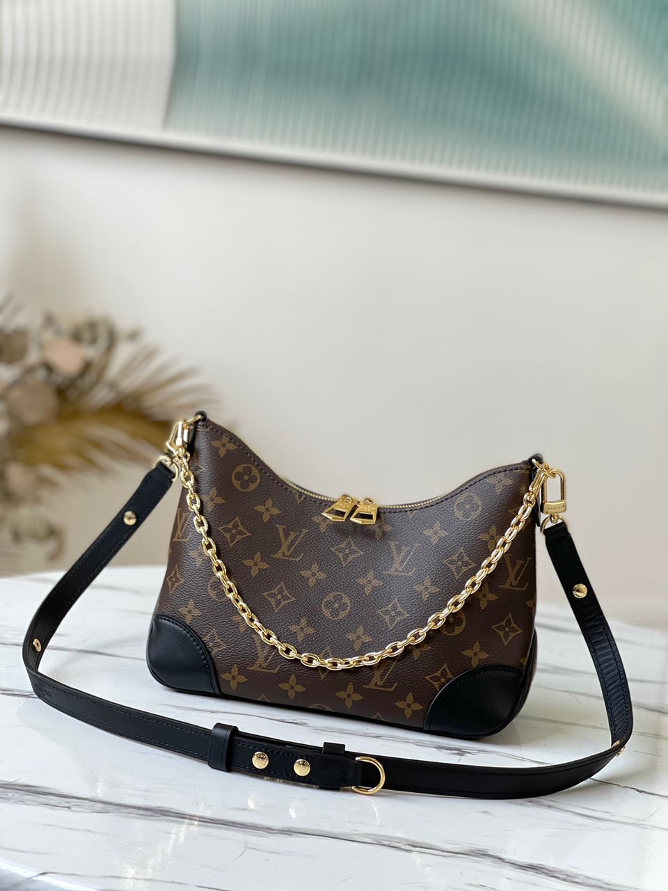 Top Quality Boulogne For Women Shoulder Bags Canvas Monogram