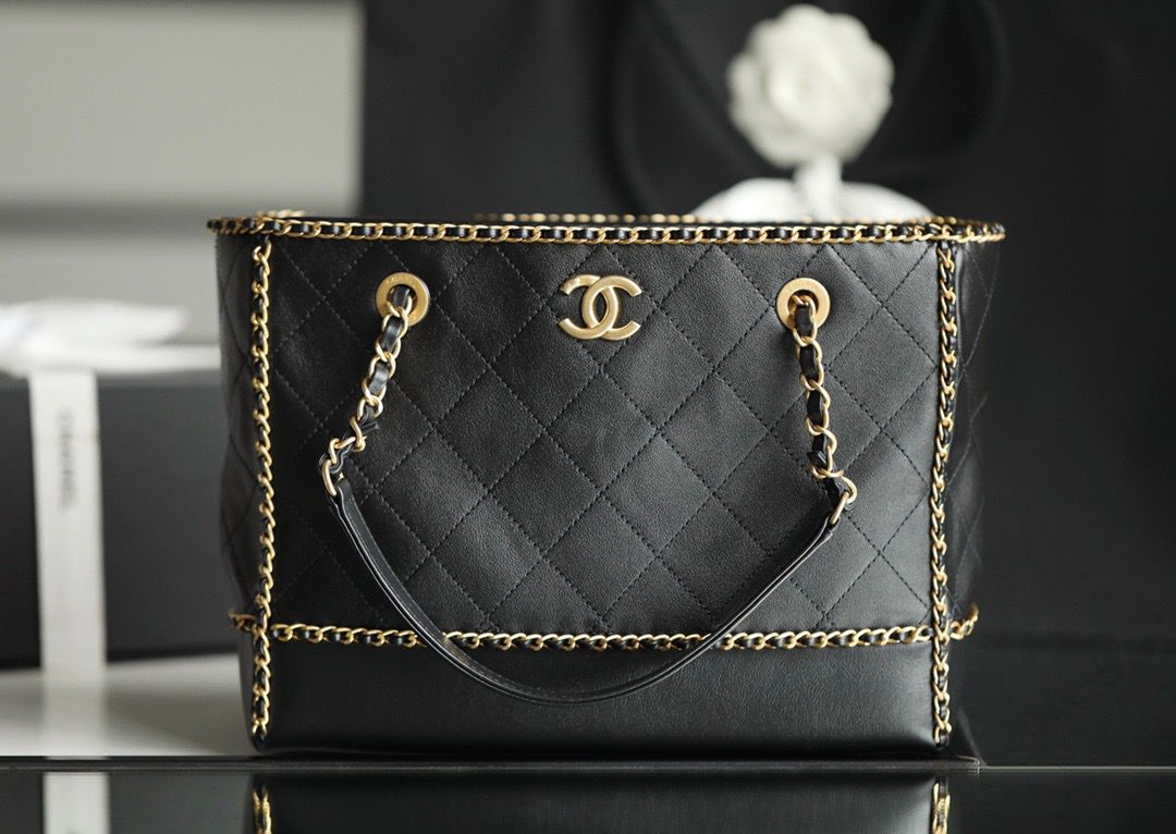 Chlshopping Tote Bag For Women Handbag Shoulder Black Shoulder Bag