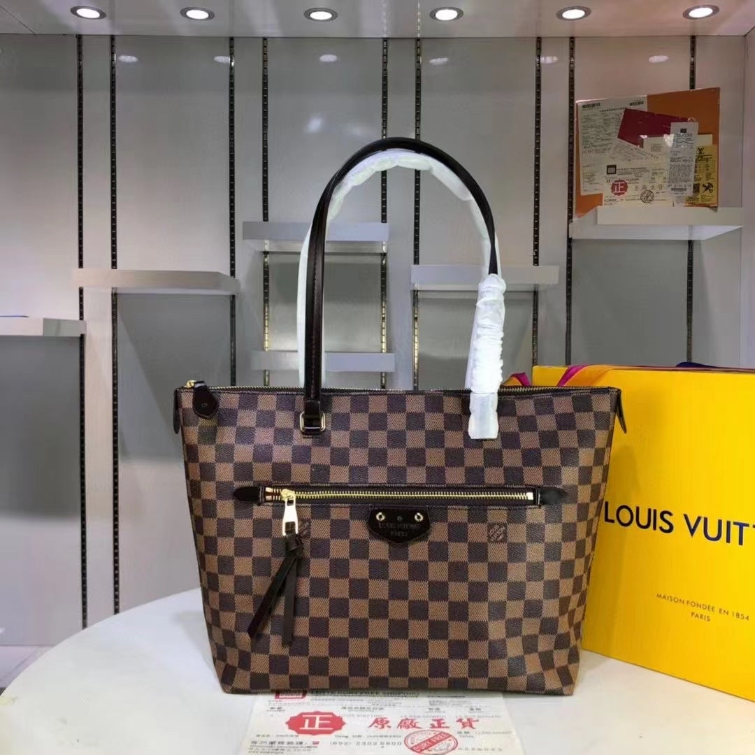 Top Quality Iena Mm Bag Damier Ebene Canvas Brown Travel Bag