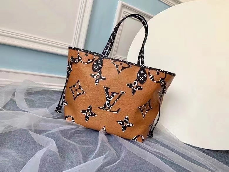 Top Quality Neverfull Mm Tote Bag Ivoire Canvas Monogram Shoulder Bag