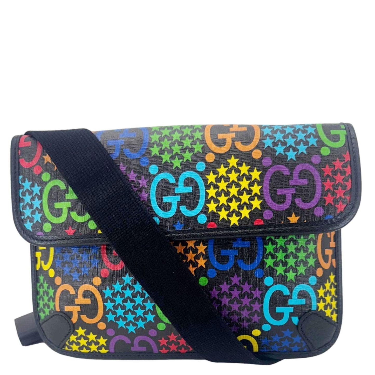 Gucci Psychedelic Supreme Belt Bag Multicolor Canvas Accessory