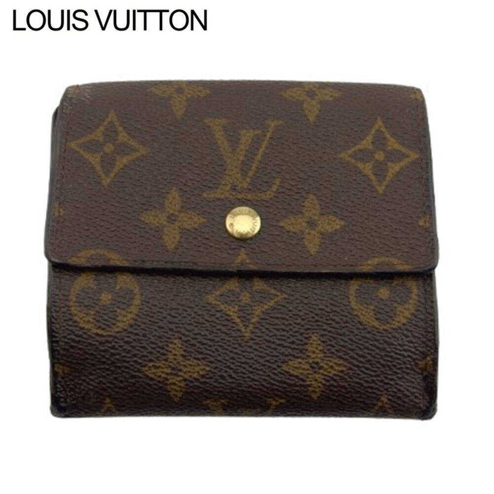 Louis Vuitton Bifold Brown Wallet Case X8879