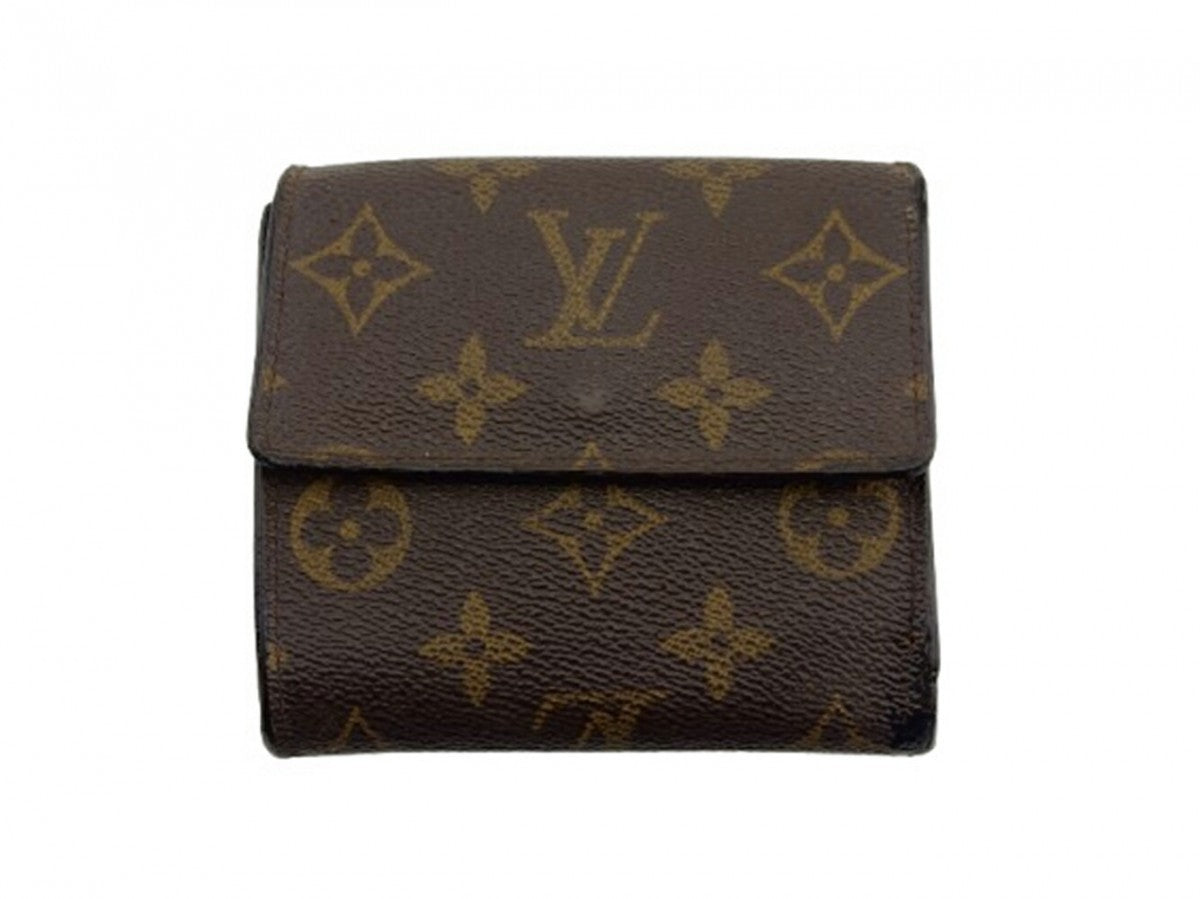 Louis Vuitton Bifold Brown Wallet Case X8879