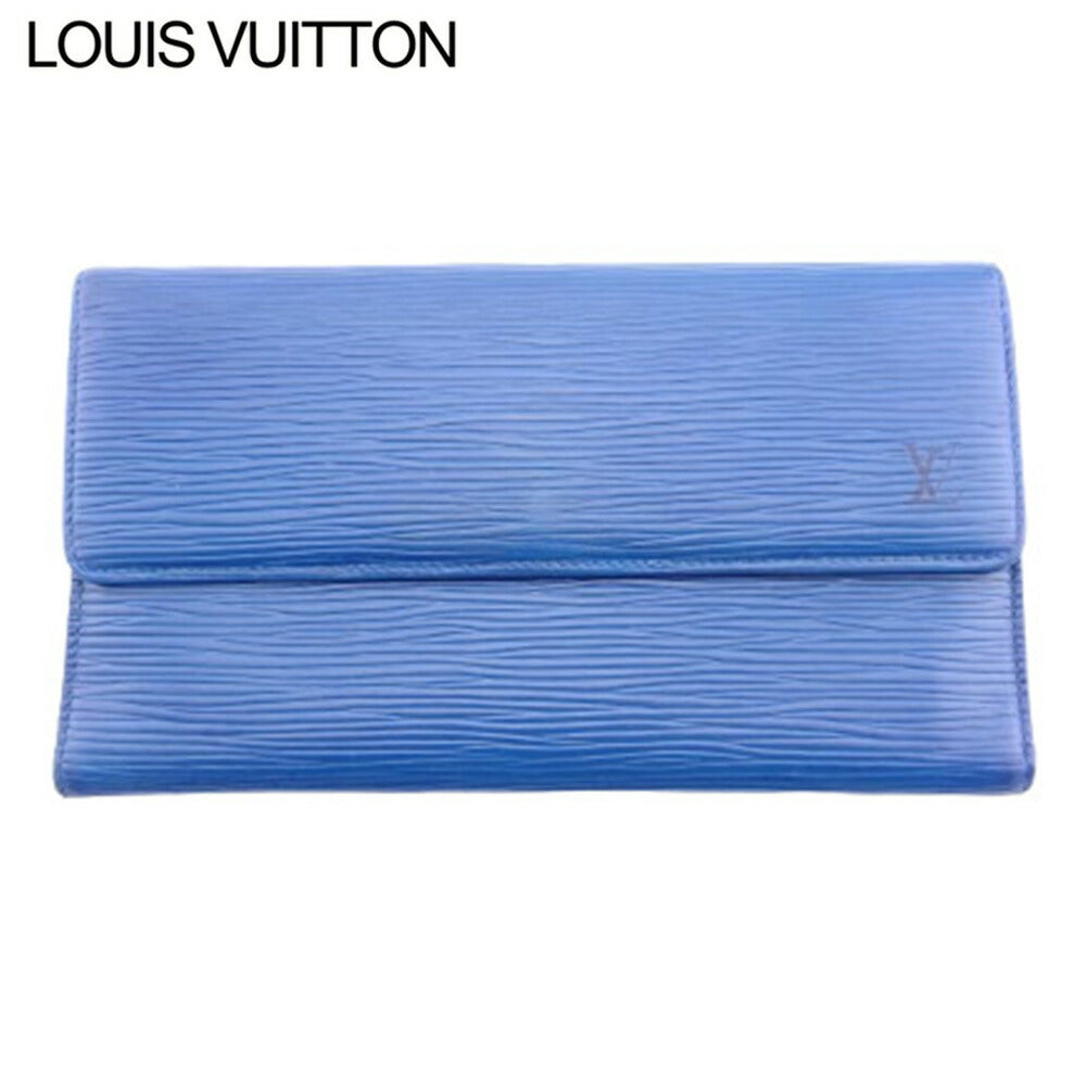 Louis Vuitton Long Purse M63385 Toledo Porte Blue Wallet Case