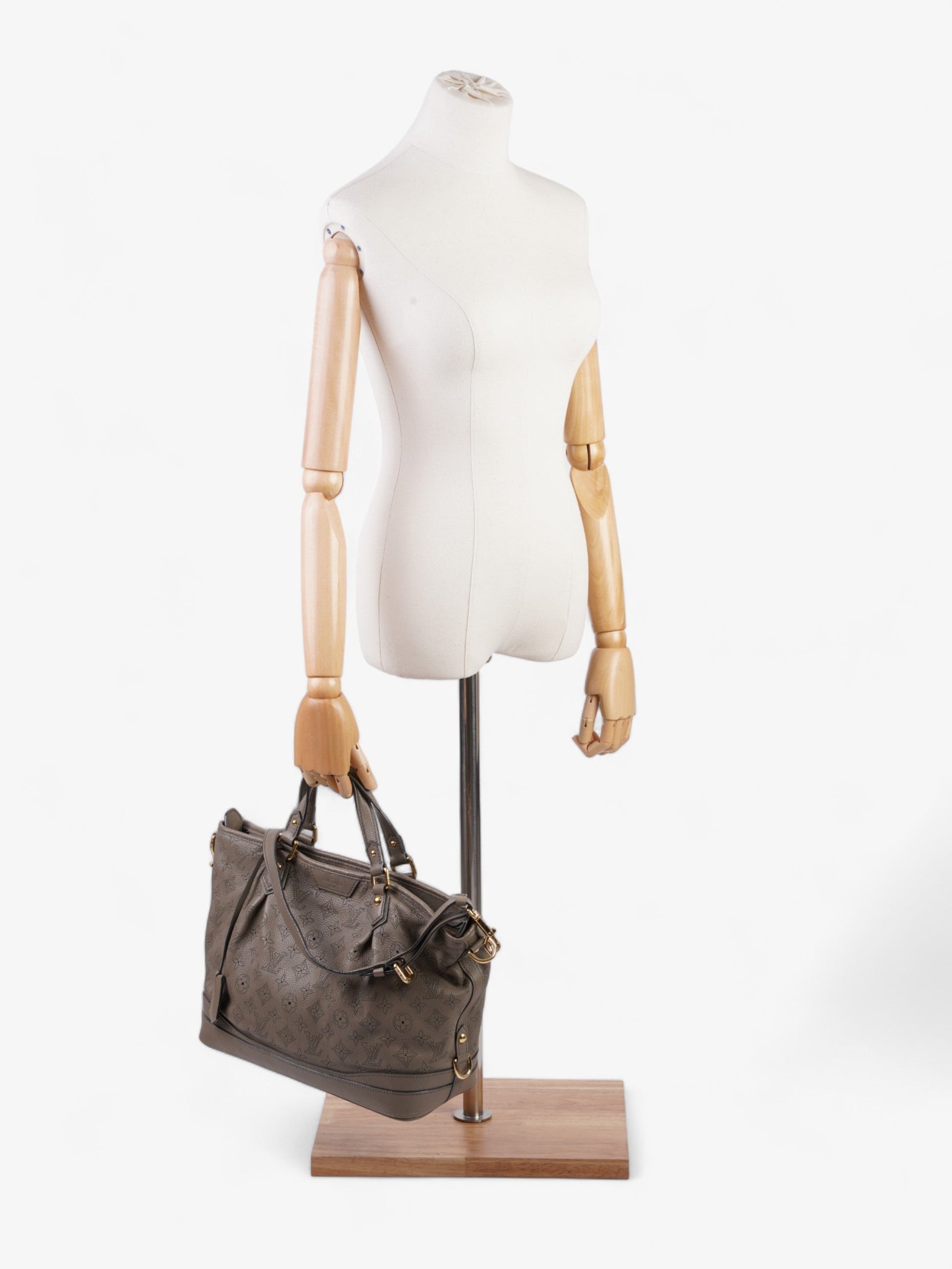 Louis Vuitton Stellar Taupe PM Leather Handbag