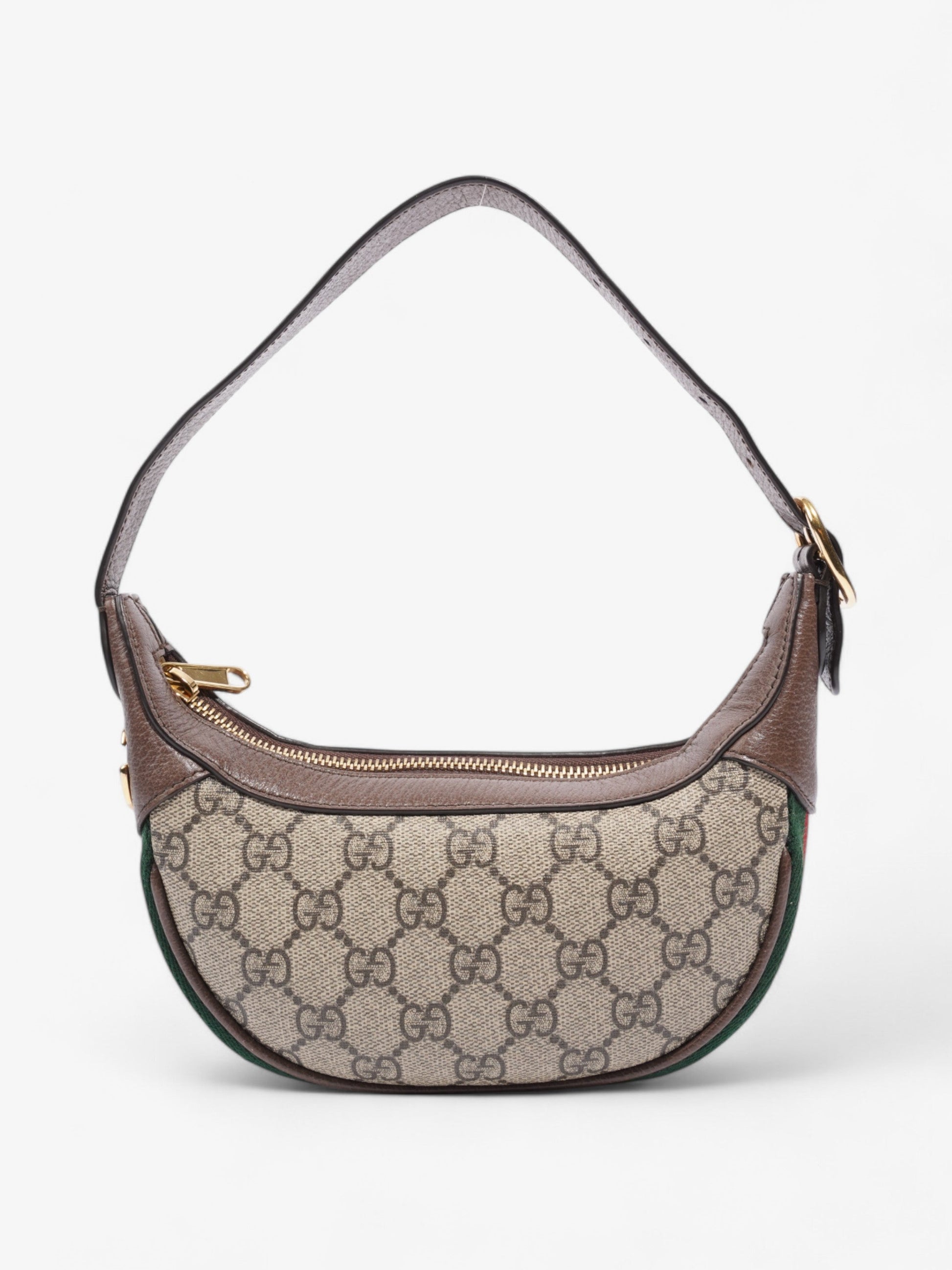 Gucci Ophidia Supreme Mini Shoulder Bag Canvas Brown
