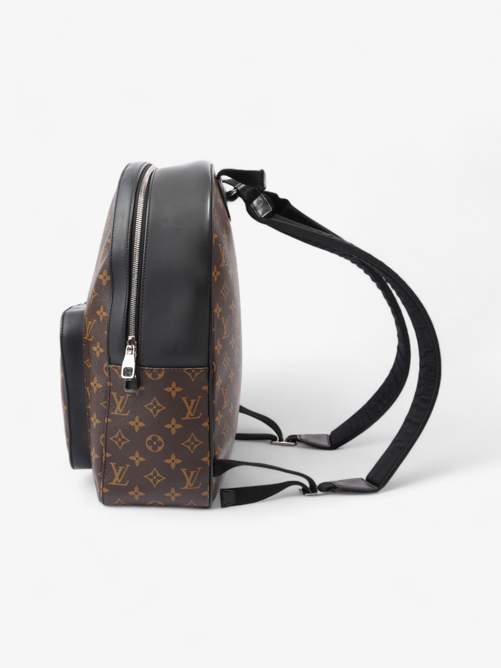 Louis Vuitton Josh Rucksack Coated Monogram Canvas Coated Canvas Black Apparel