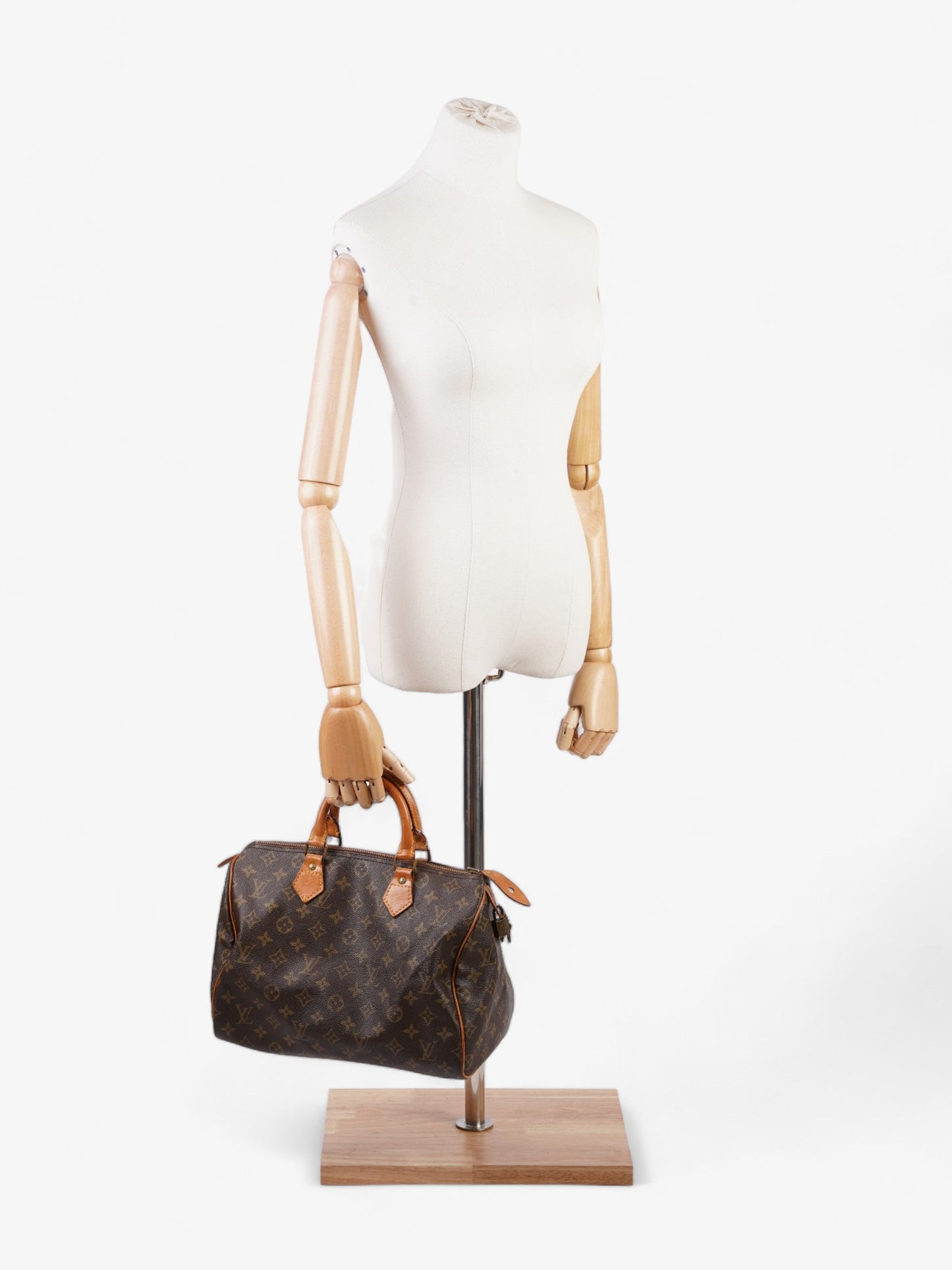 Louis Vuitton Speedy 30 Coated Monogram Canvas Coated Canvas Apparel Canvas 2
