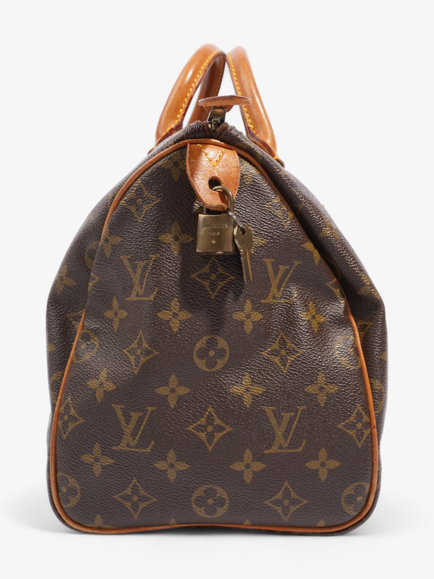 Louis Vuitton Speedy 30 Coated Monogram Canvas Coated Canvas Apparel Canvas 2