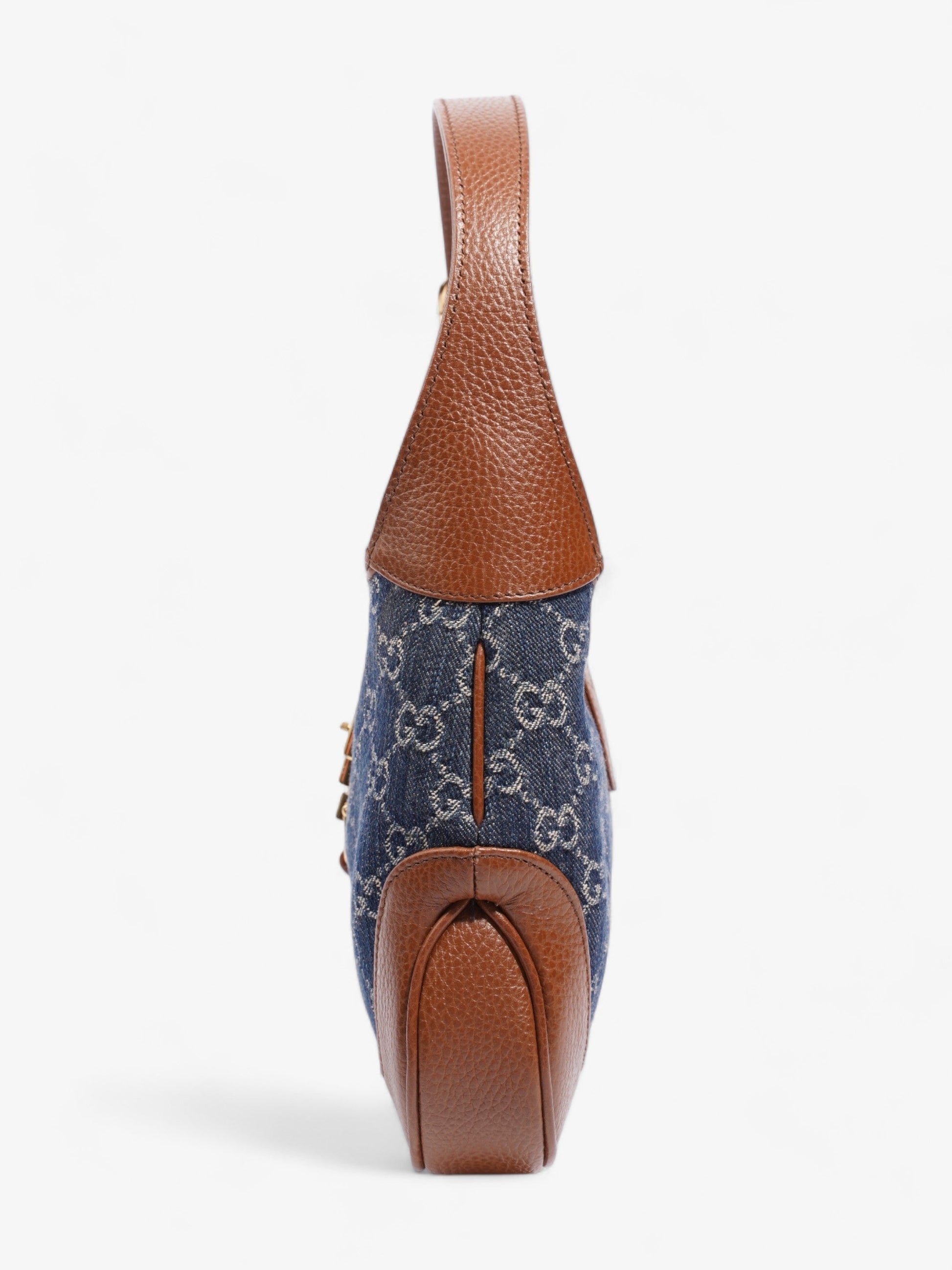 Gucci Jackie Supreme Small Shoulder Bag Leather Denim