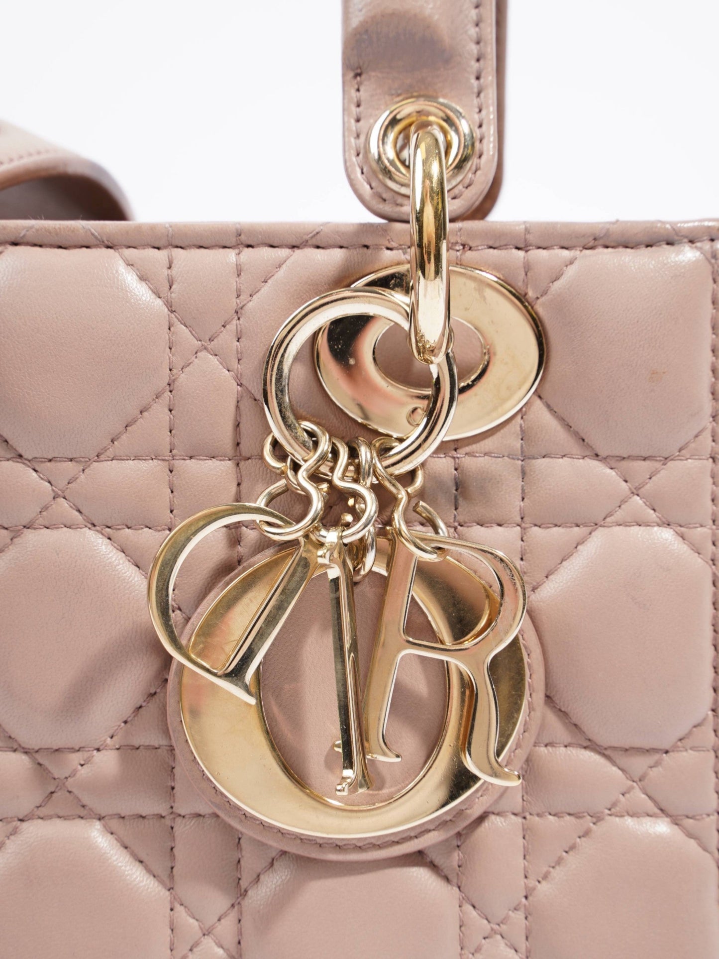 Dior Lady My Abc Blush Crossbody Bag Leather Lambskin Small