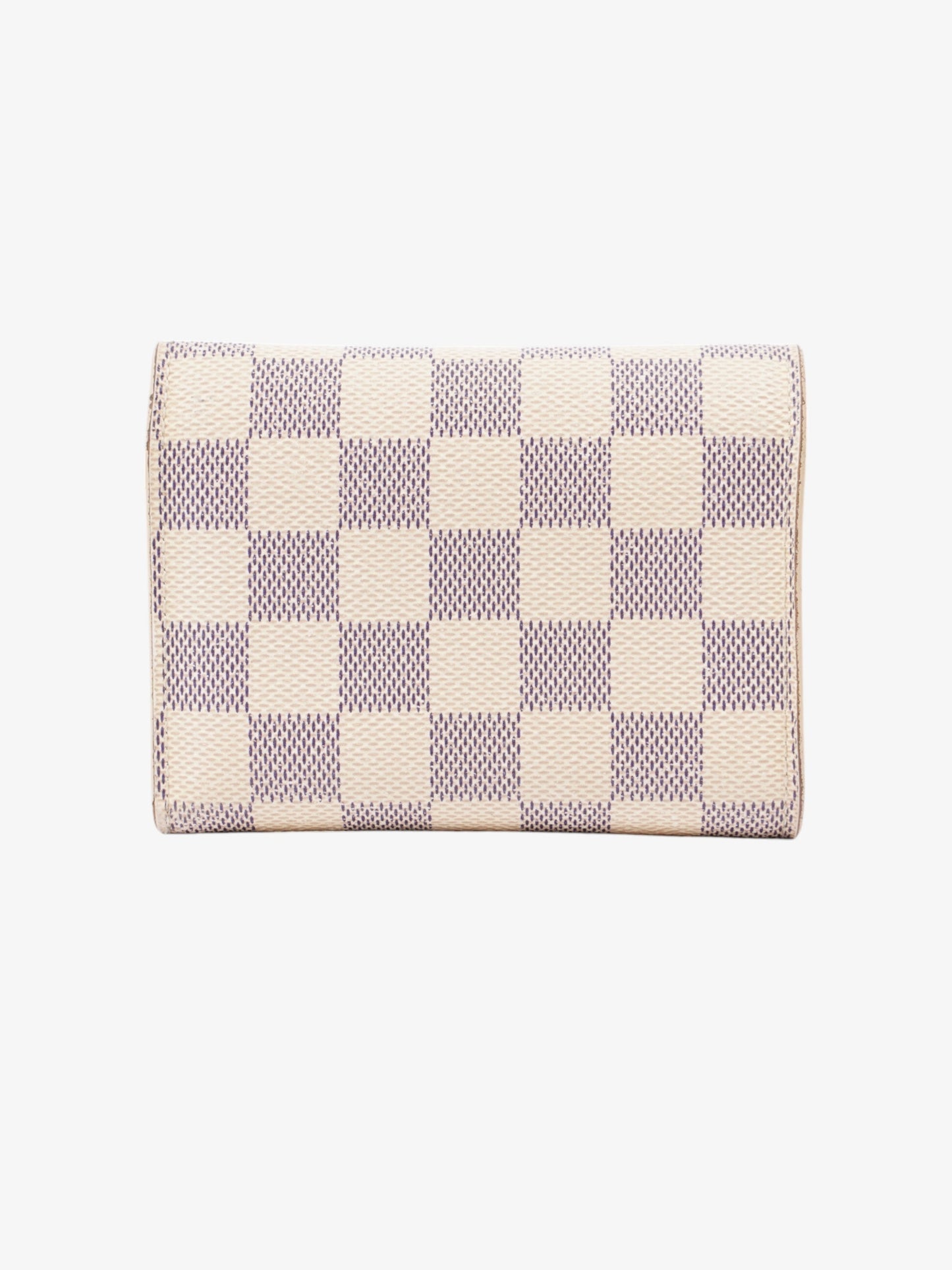 Louis Vuitton Victorine Azur Coated Canvas Damier Wallet Case
