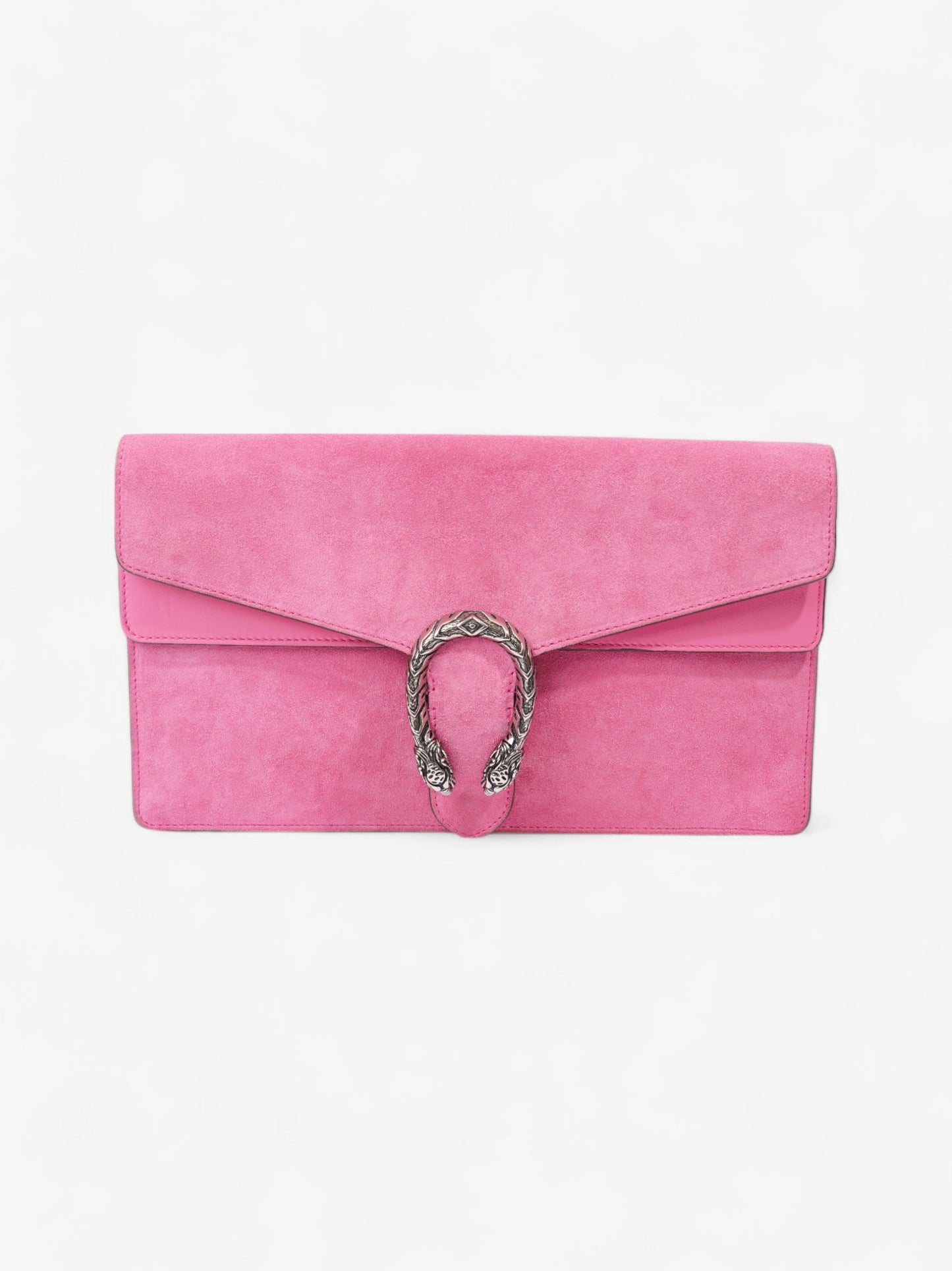Gucci Dionysus Clutch Suede Pink Clutch Bag