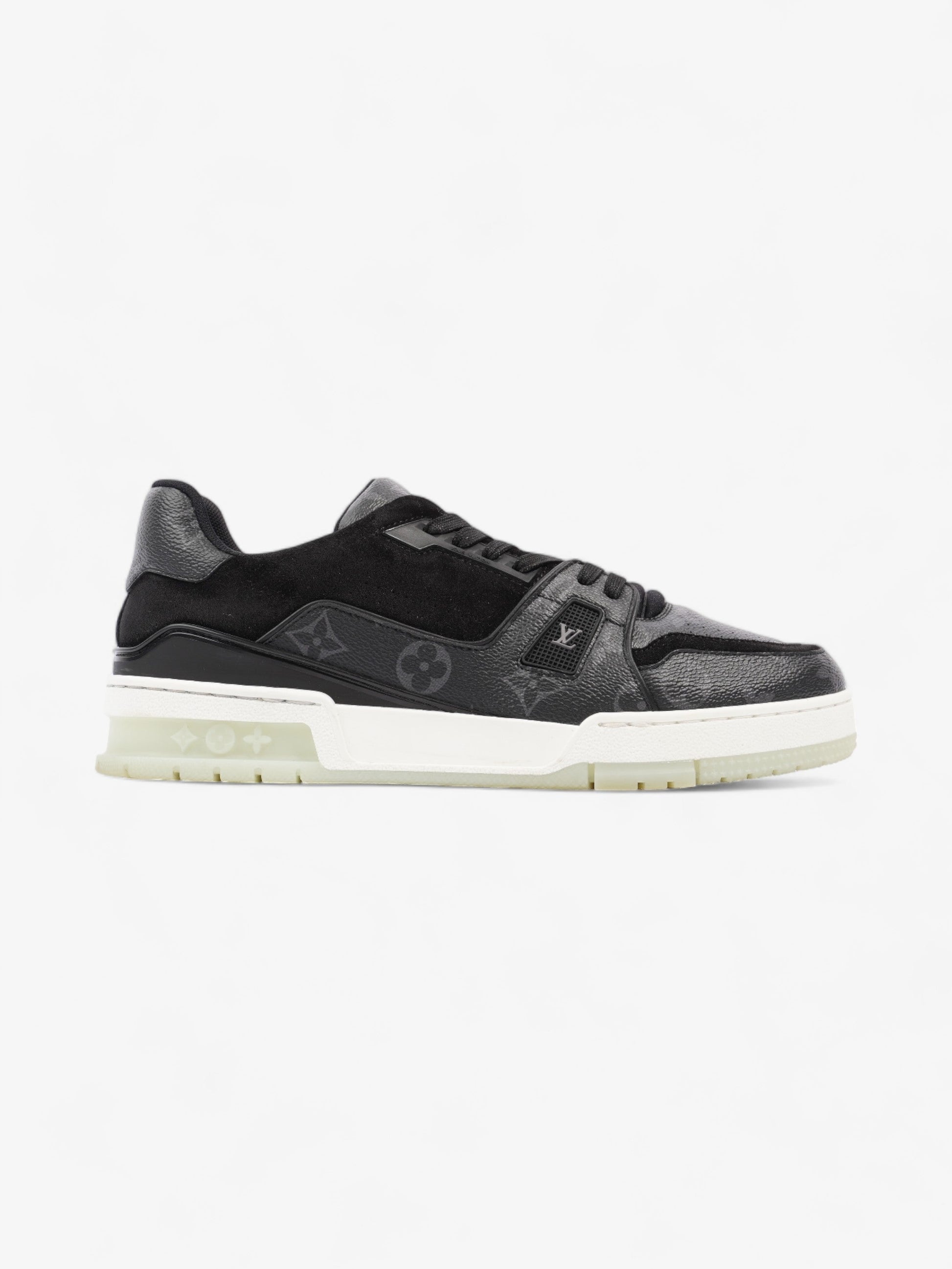 Louis Vuitton Trainers Coated EU 41.5 UK Canvas Black Apparel