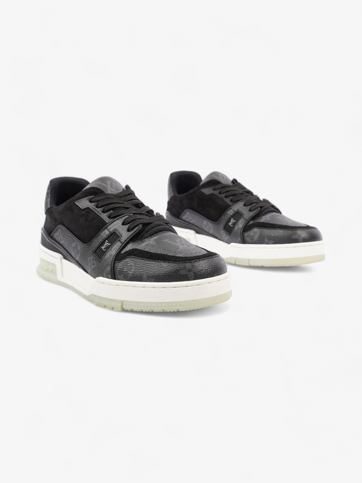 Louis Vuitton Trainers Coated EU 41.5 UK Canvas Black Apparel