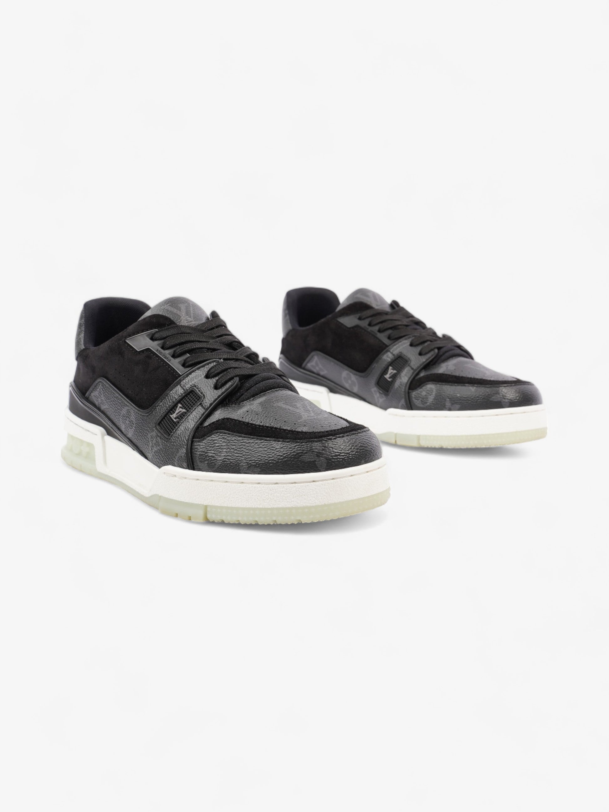 Louis Vuitton Trainers Coated EU 41.5 UK Canvas Black Apparel