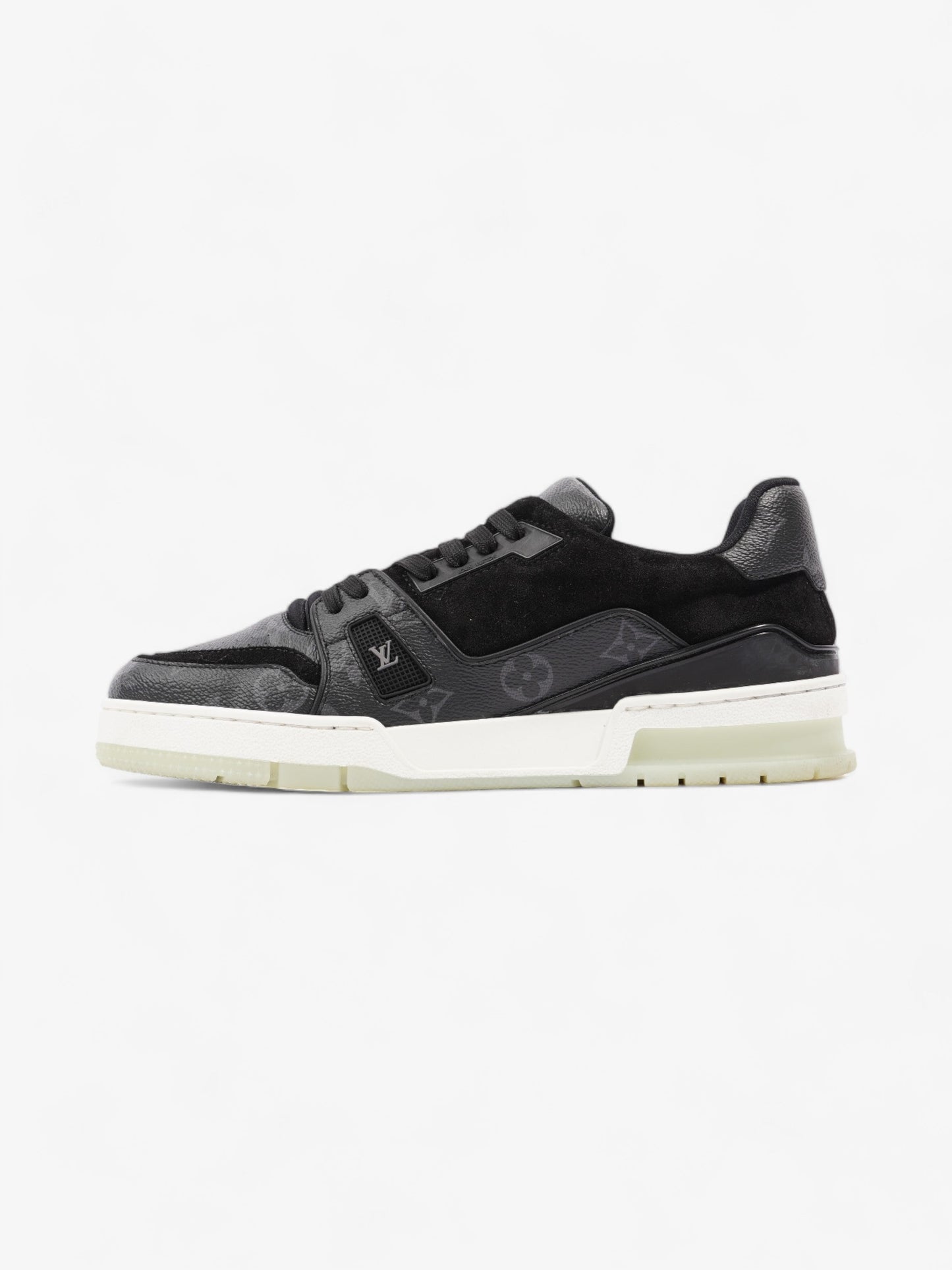 Louis Vuitton Trainers Coated EU 41.5 UK Canvas Black Apparel