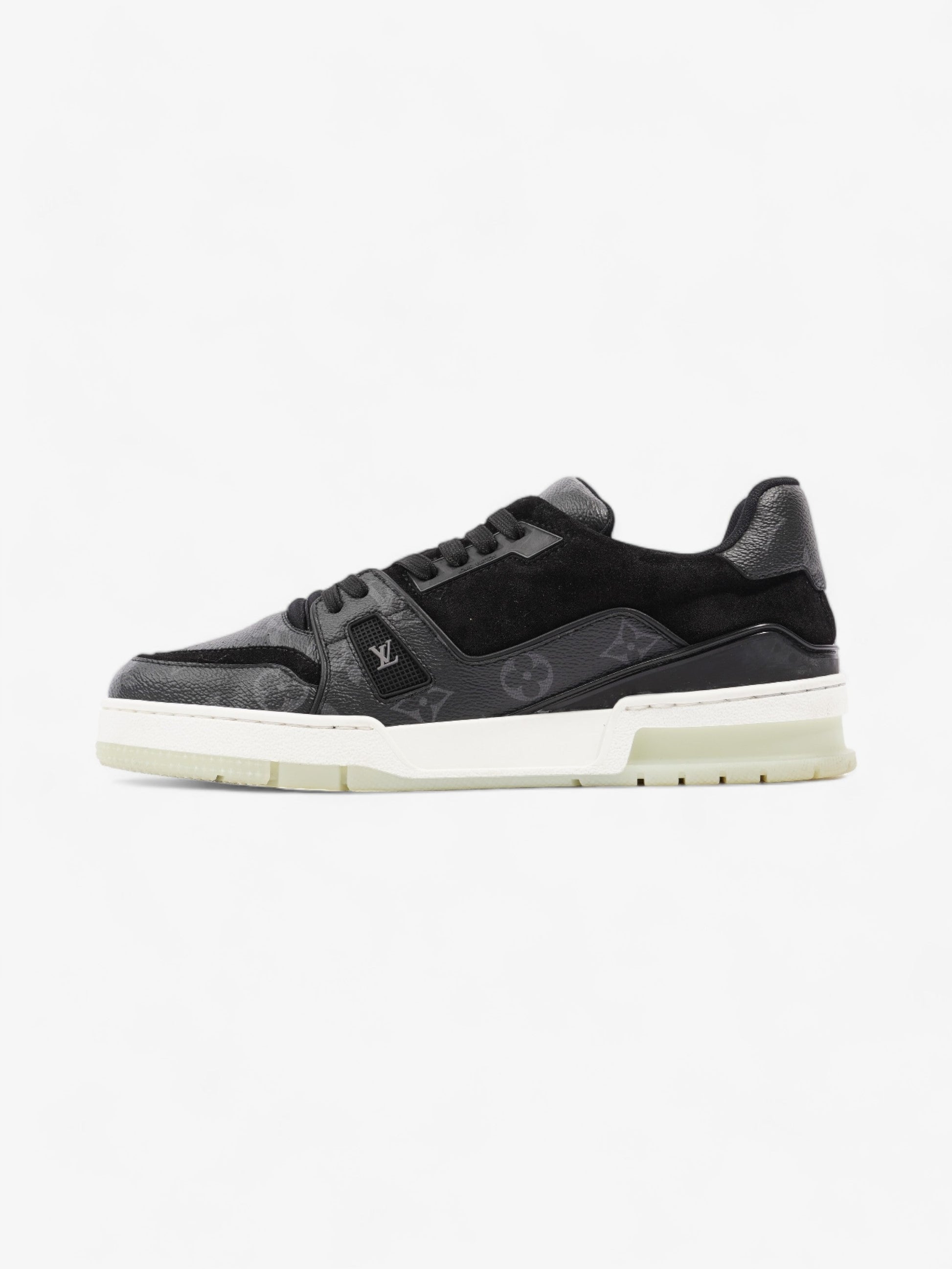 Louis Vuitton Trainers Coated EU 41.5 UK Canvas Black Apparel