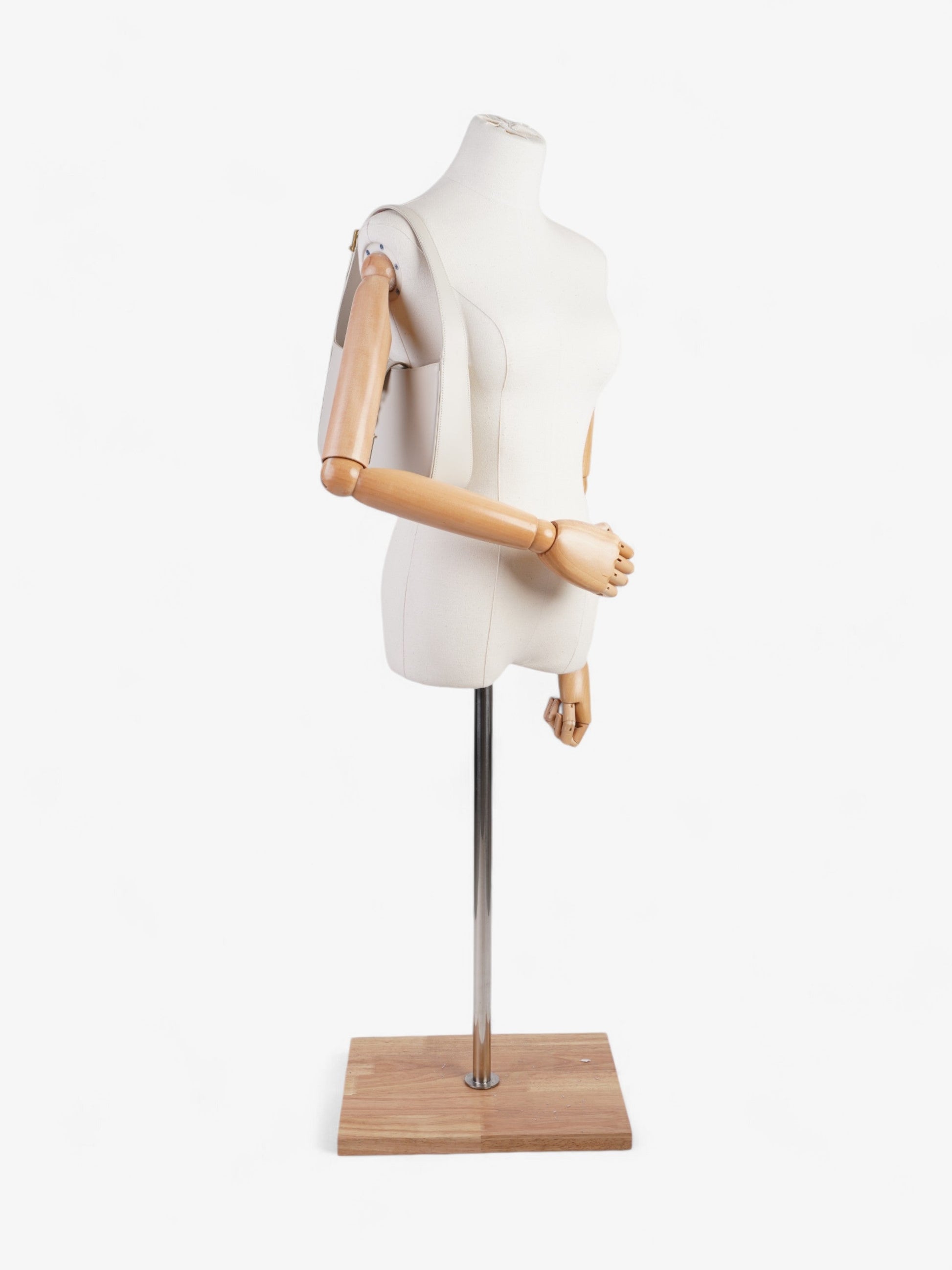 YSL Saint Laurent Le Shoulder Bag Leather Cream