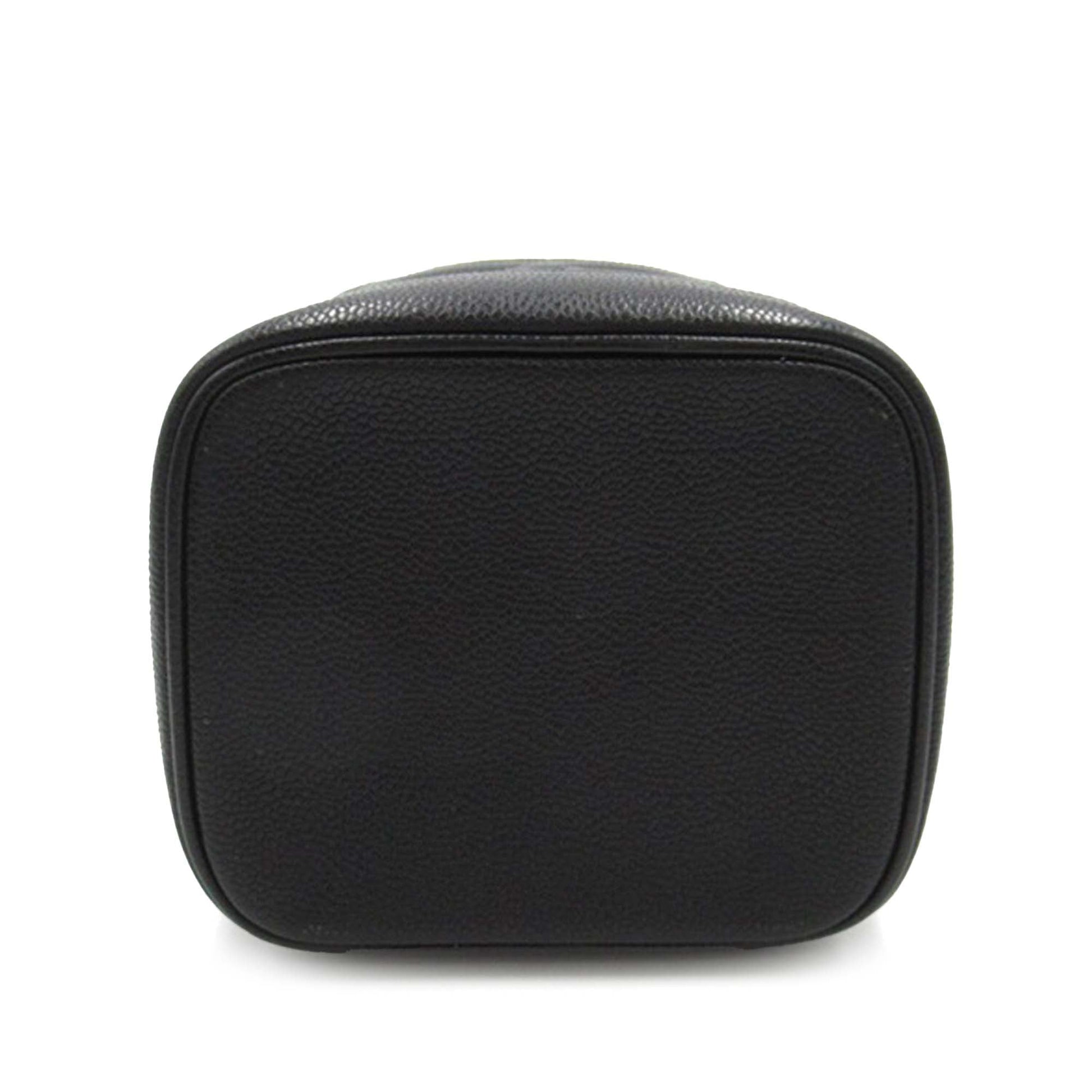 Black Chanel CC Caviar Vanity Case