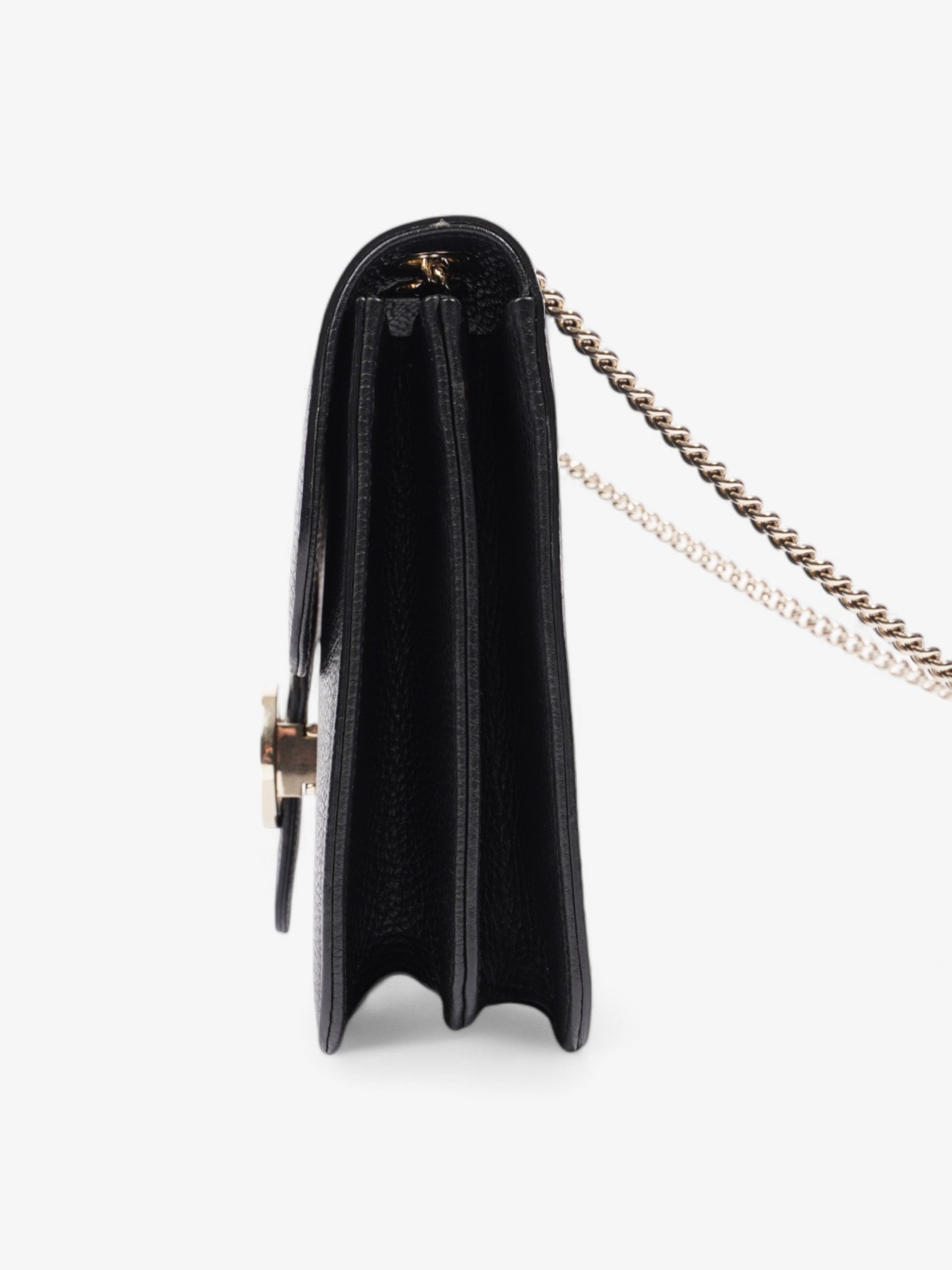 Gucci Interlocking Bag Leather Black Shoulder Bag