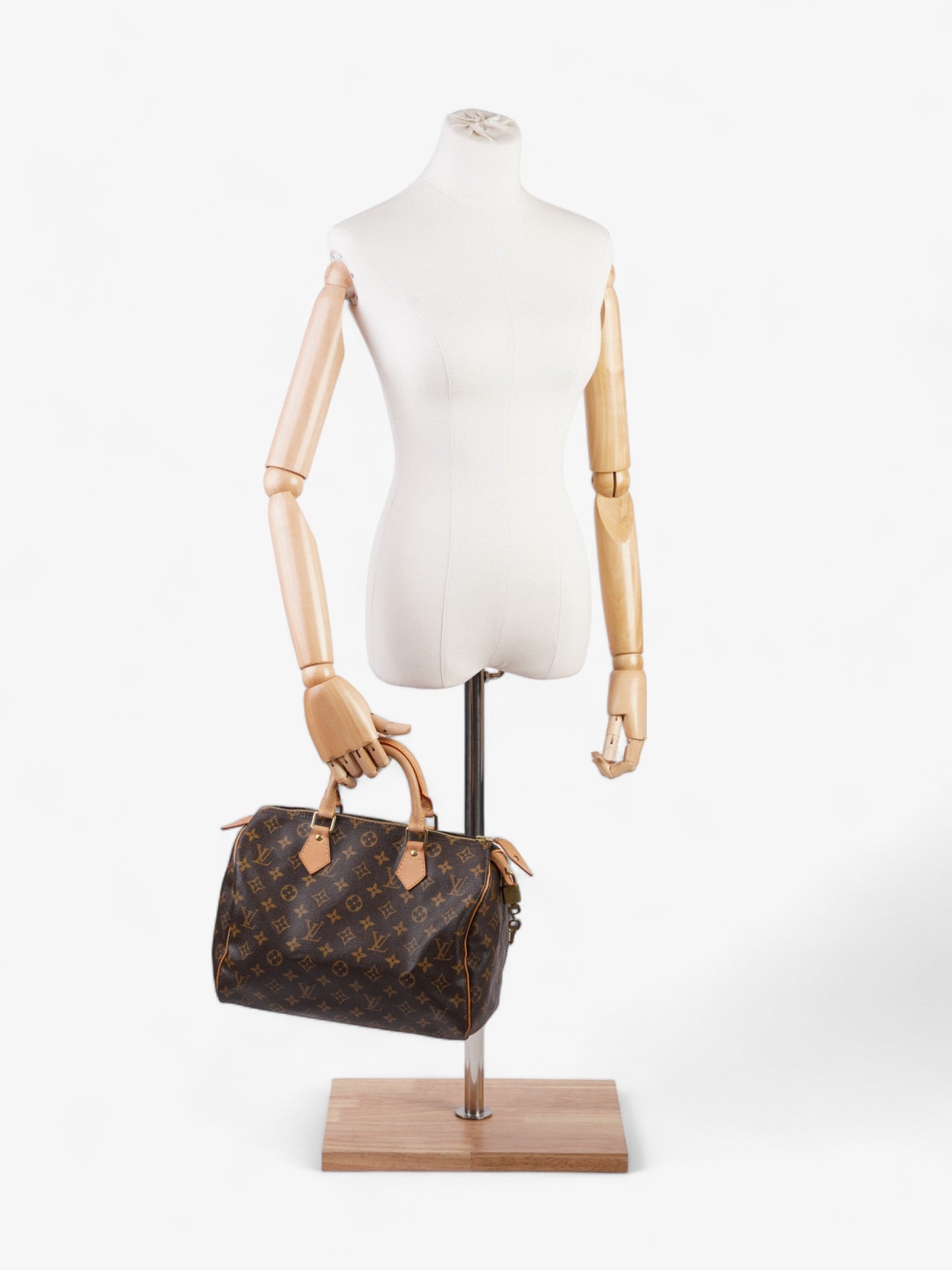 Louis Vuitton Speedy 30 Coated Monogram Canvas Coated Canvas Apparel Canvas 1