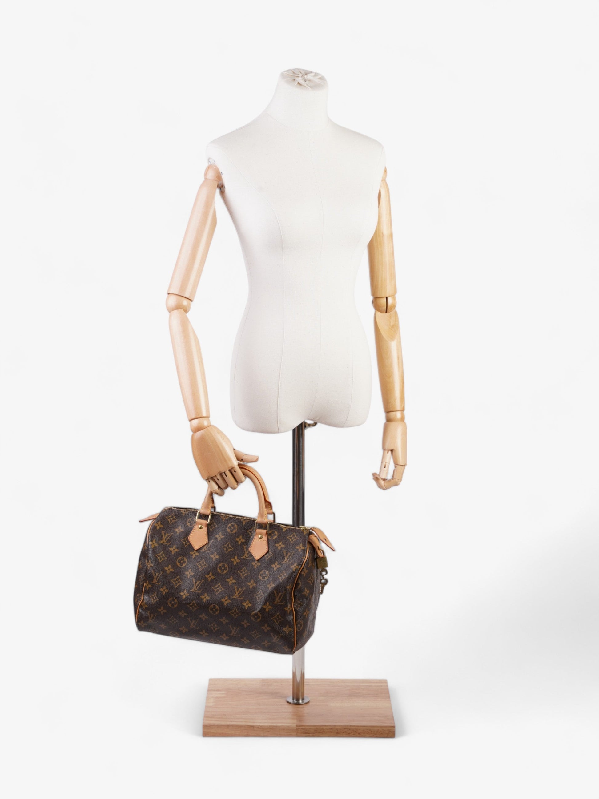 Louis Vuitton Speedy 30 Coated Monogram Canvas Coated Canvas Apparel Canvas 1